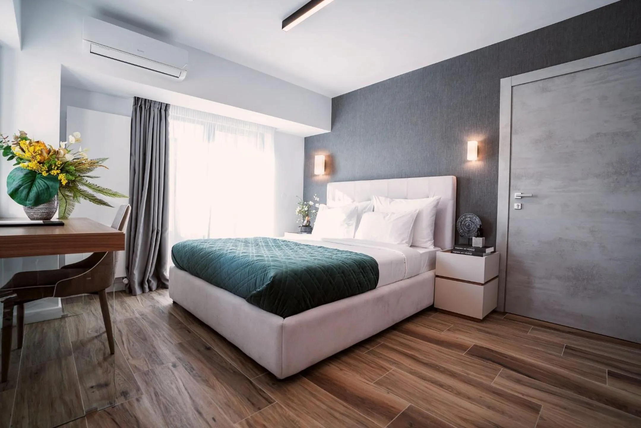 Bed in NOVOS ApartHotel