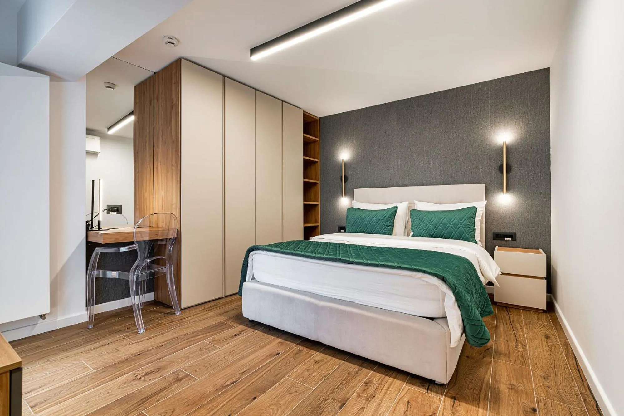 Bed in NOVOS ApartHotel