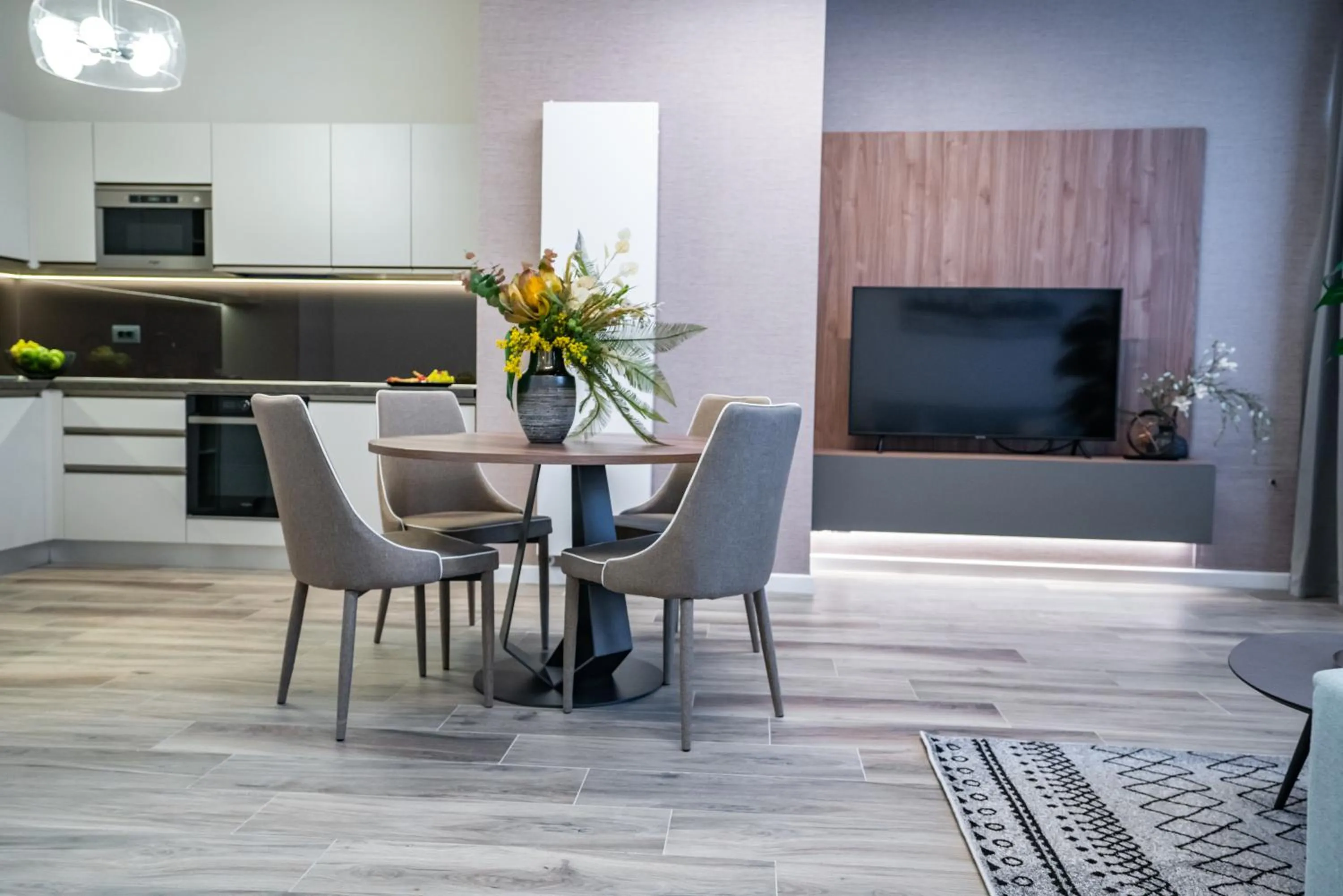 Kitchen or kitchenette in NOVOS ApartHotel