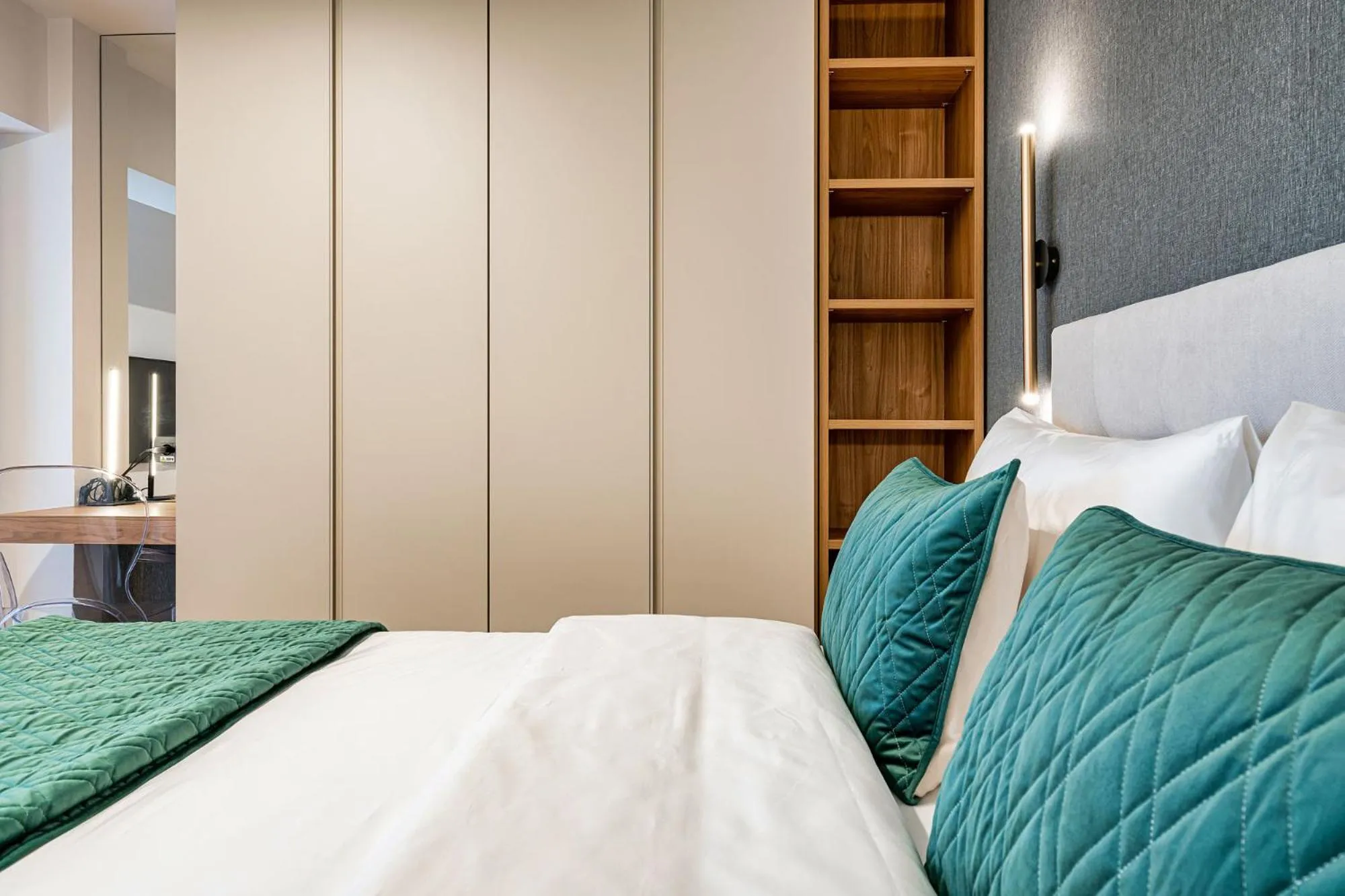 Bed in NOVOS ApartHotel