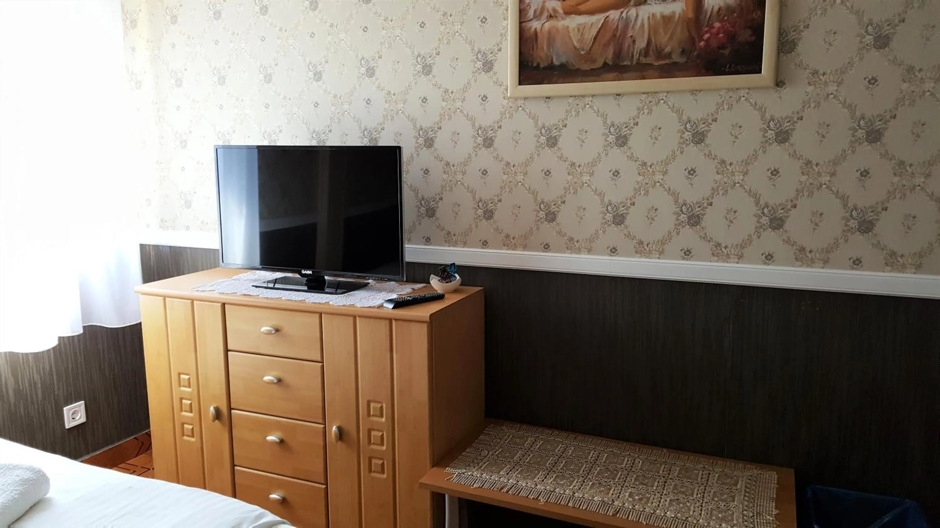 Bedroom, Bed in Kitti Panzió