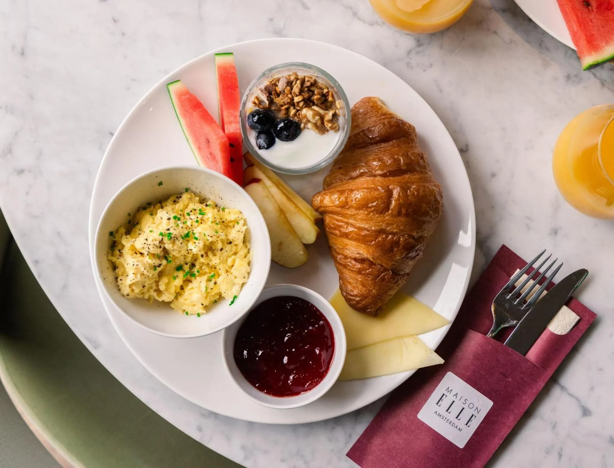Breakfast in Maison ELLE Amsterdam
