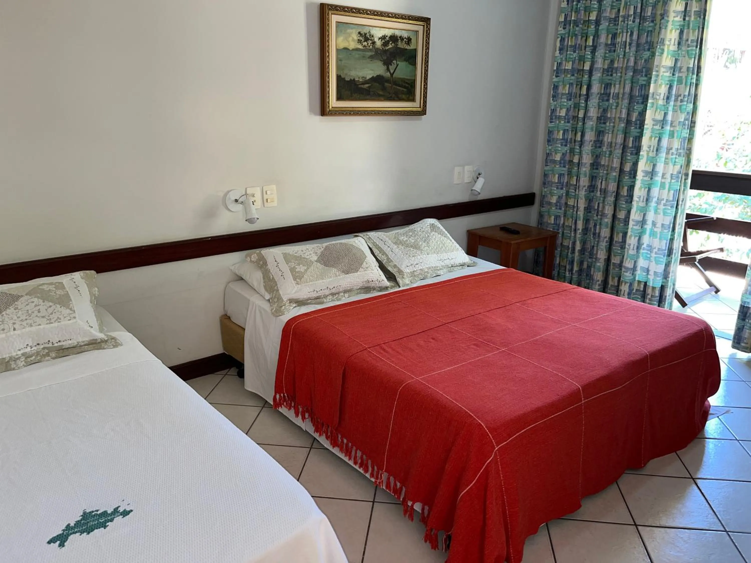 Bed in Pousada Paraíso Ilha Grande