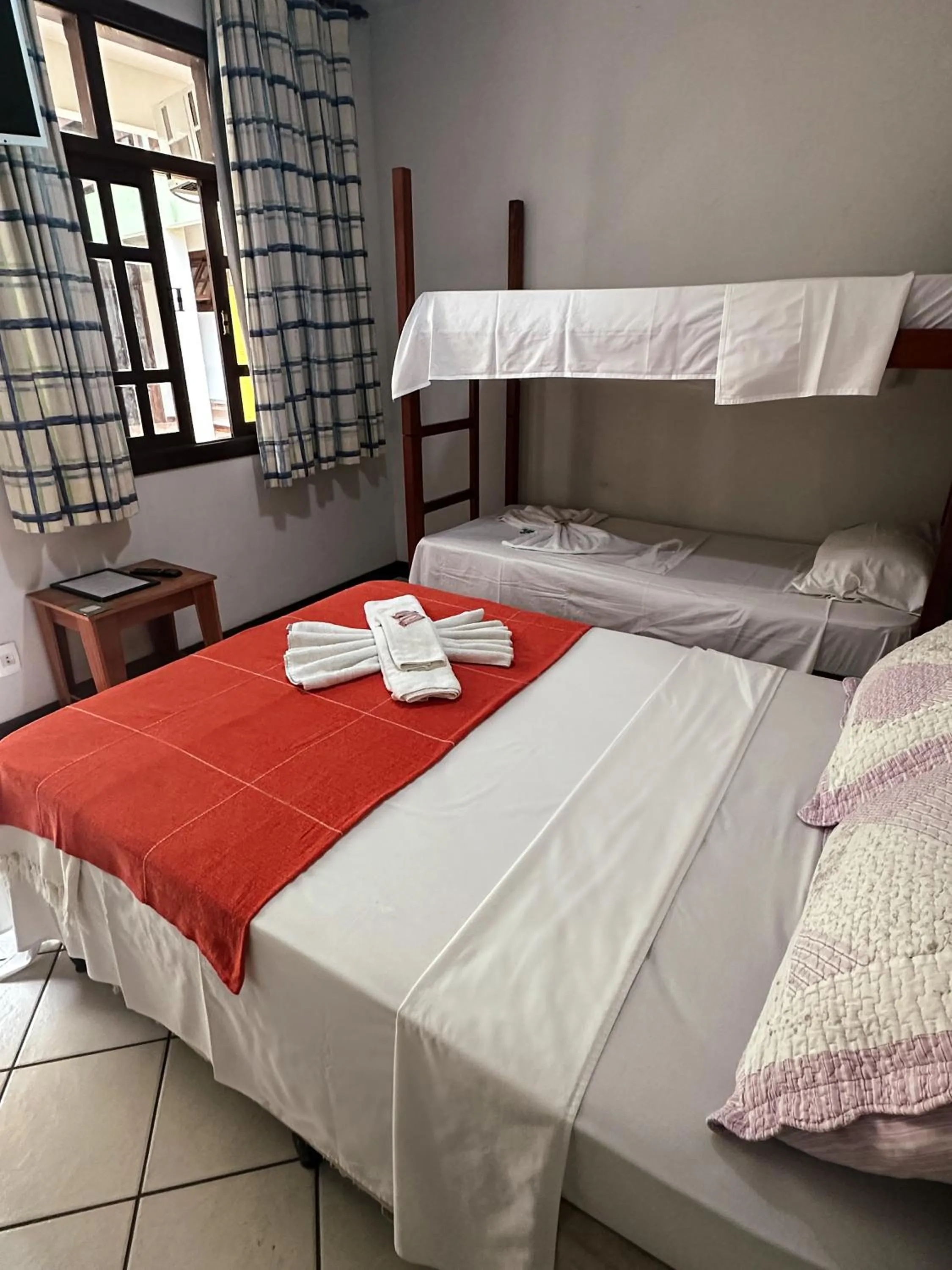 Bed in Pousada Paraíso Ilha Grande