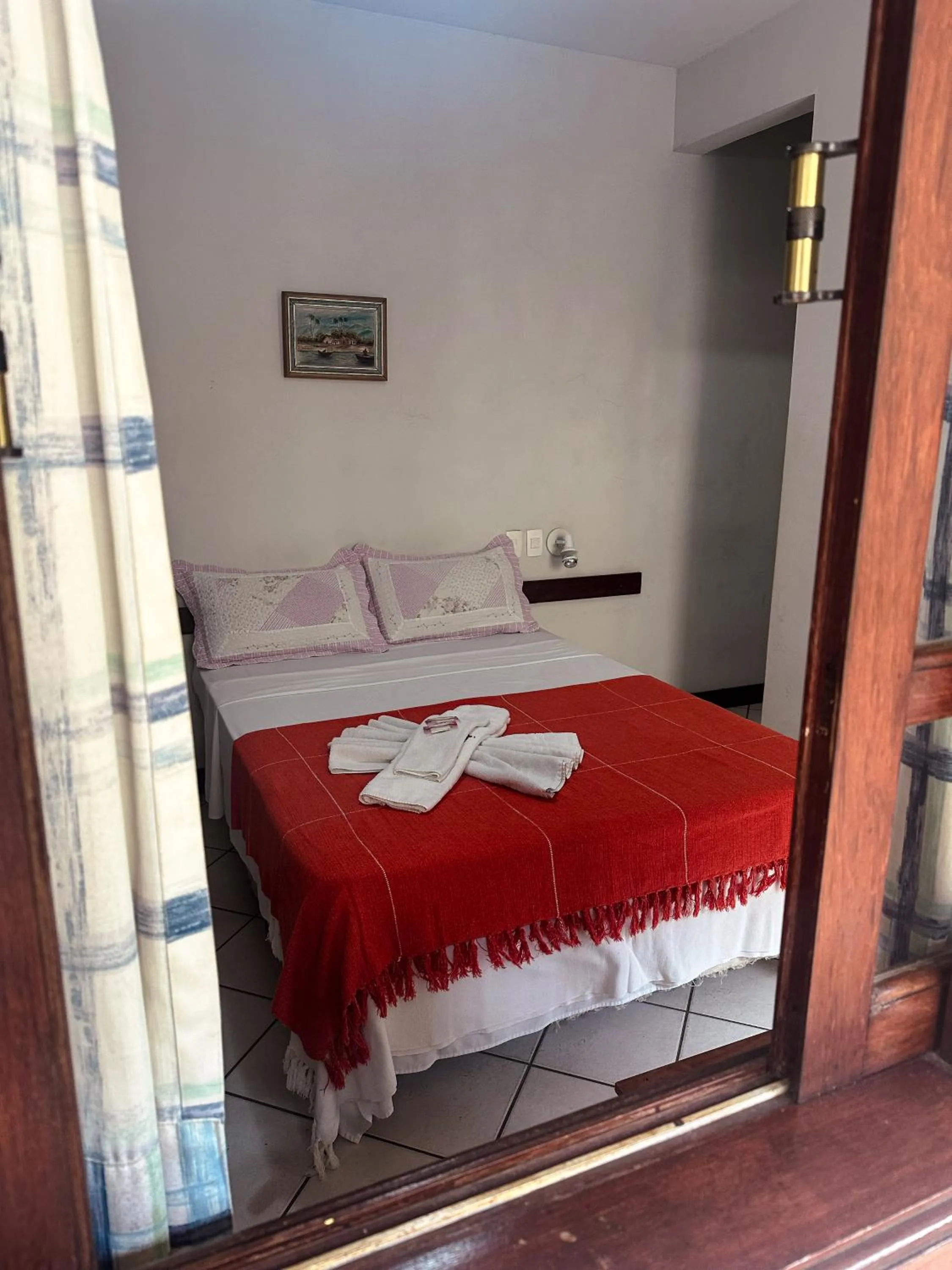 Bed in Pousada Paraíso Ilha Grande