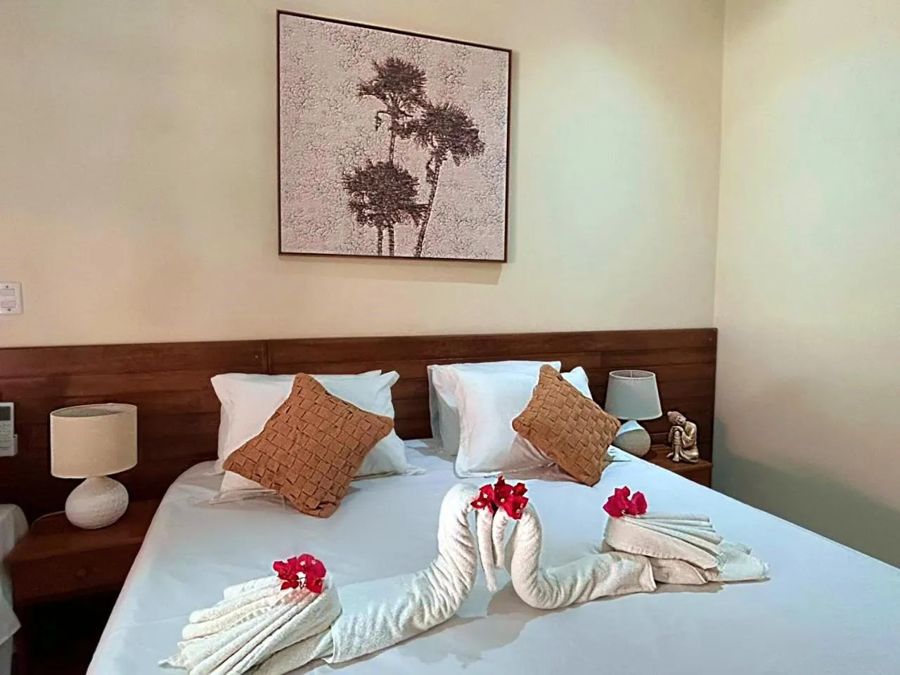 Bed in Pousada Jurará e Vila Jurará