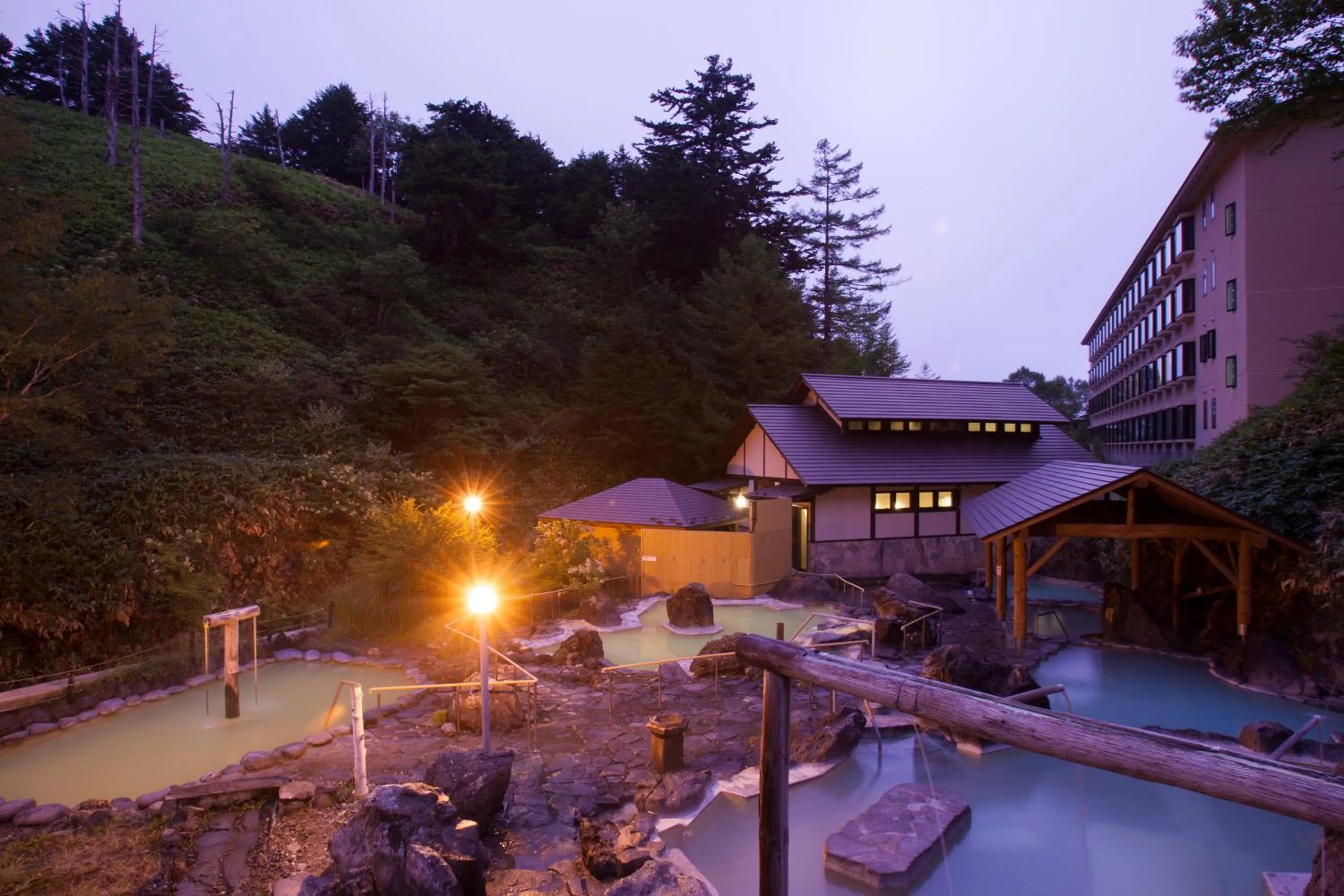 Night in Manza Kogen Hotel