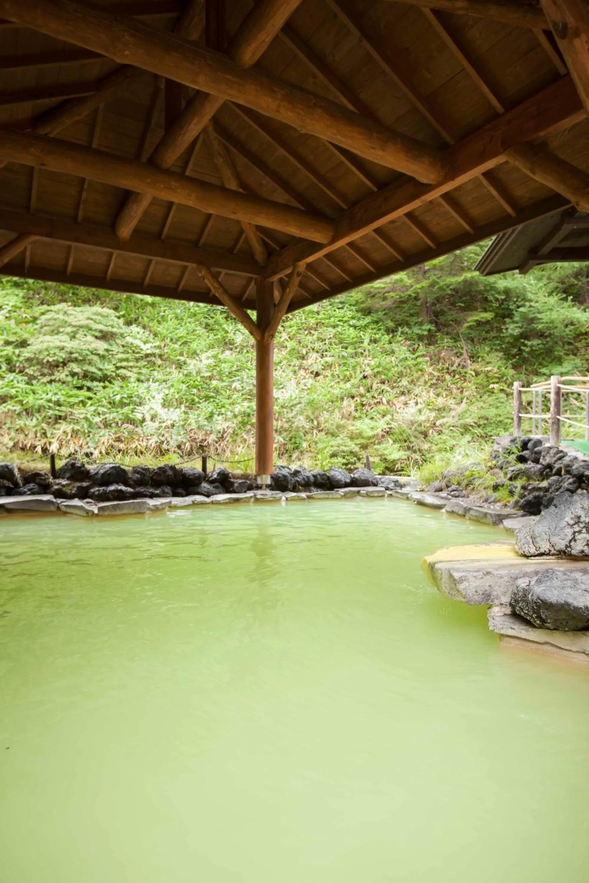 Hot Spring Bath in Manza Kogen Hotel