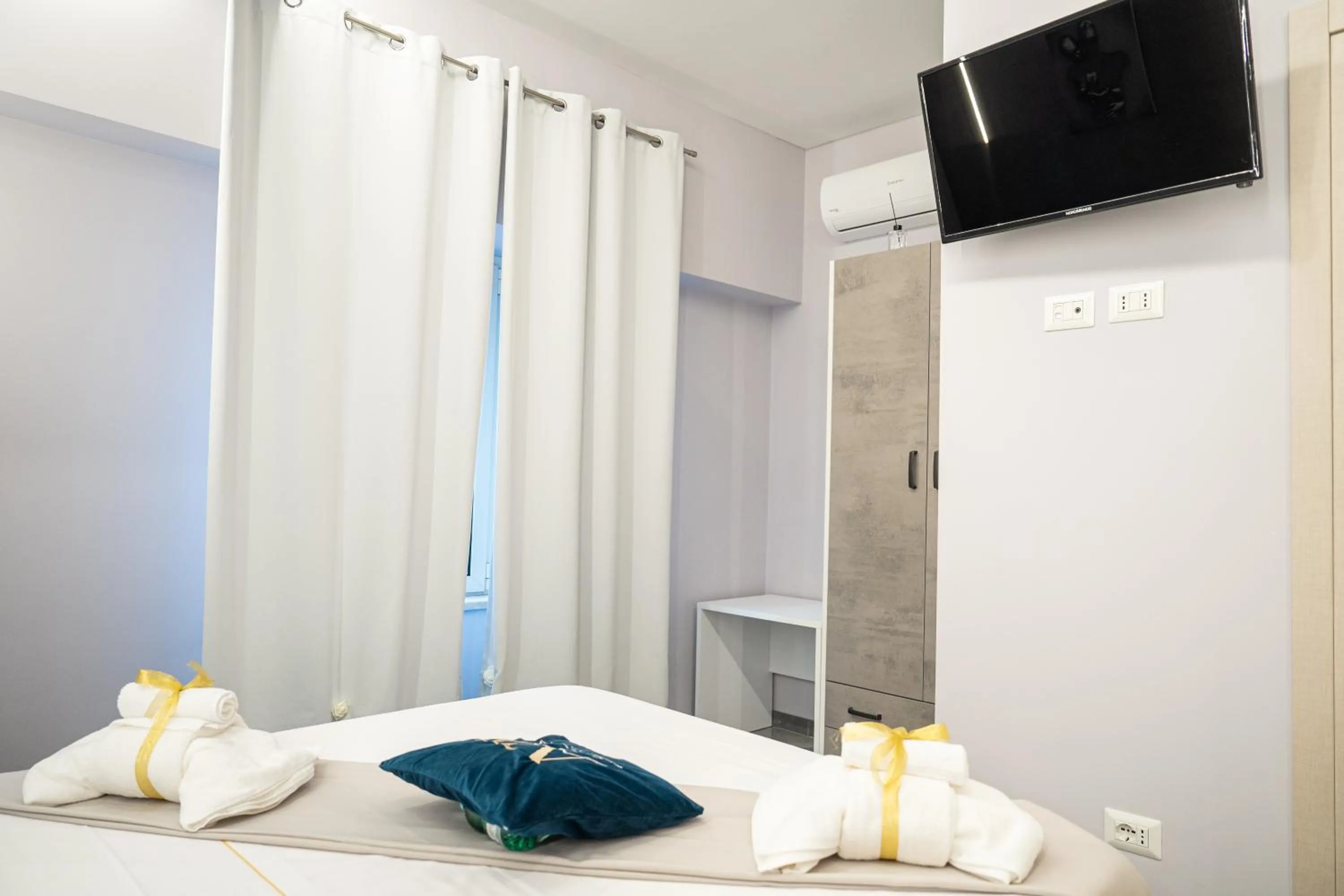 Bed in Napolitano Rooms - Central Station