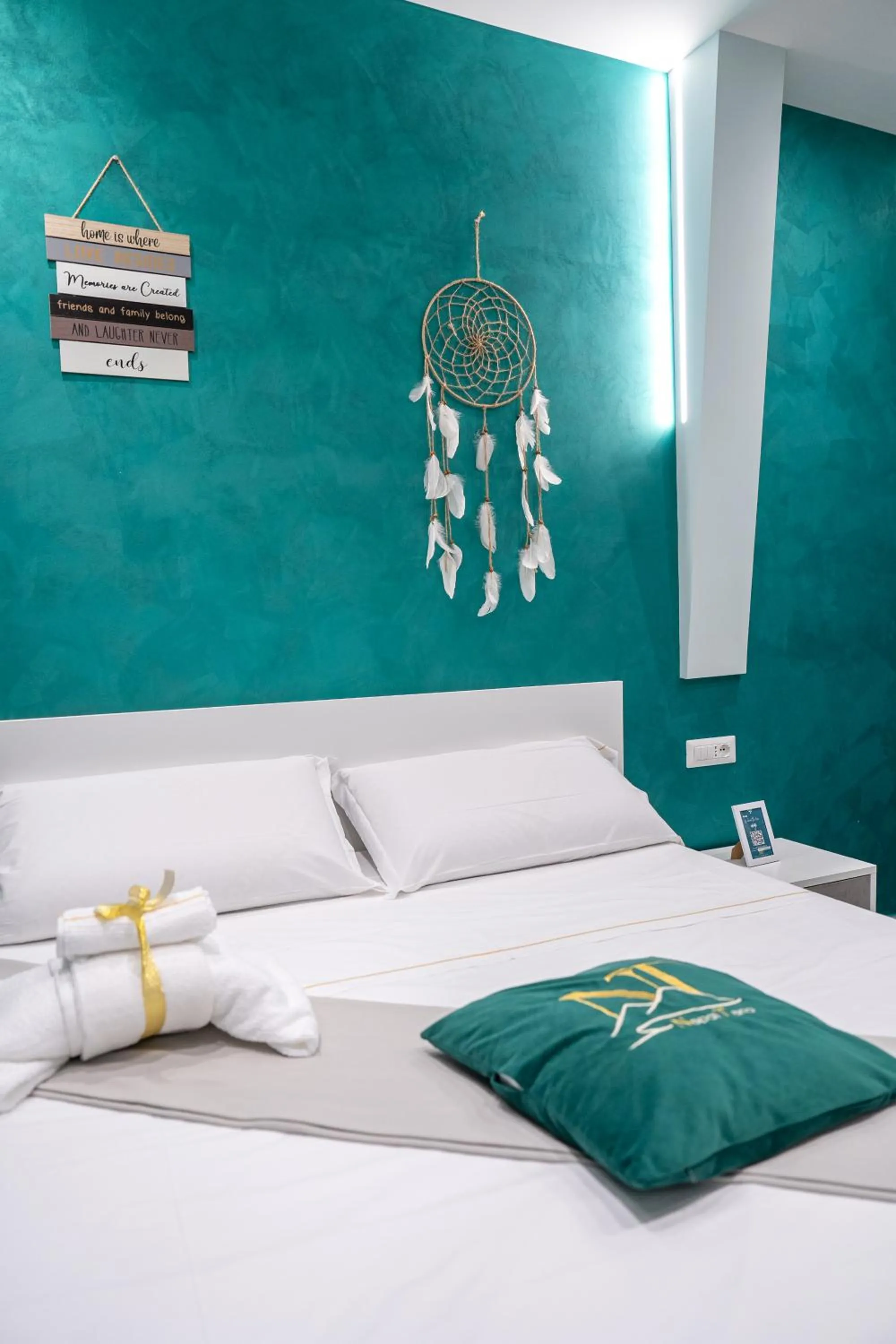 Bed in Napolitano Rooms - Central Station