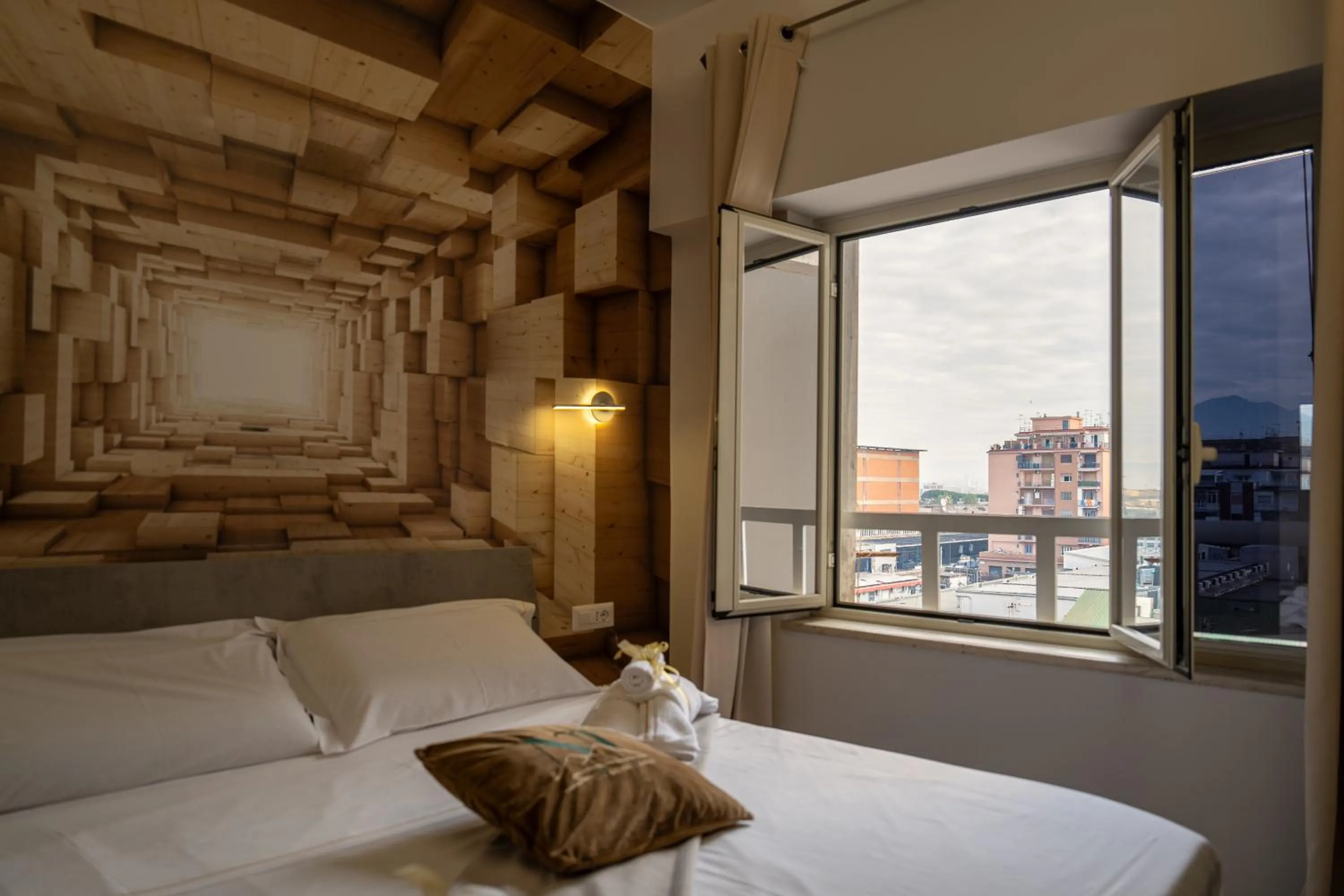 Bedroom, Bed in Napolitano Rooms - Central Station