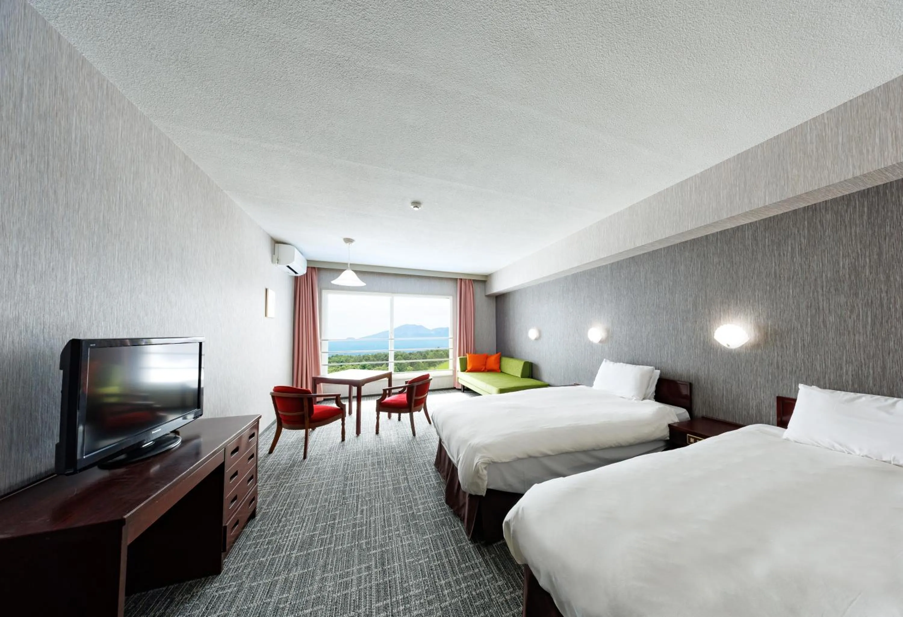 Bed in Tsumagoi Prince Hotel