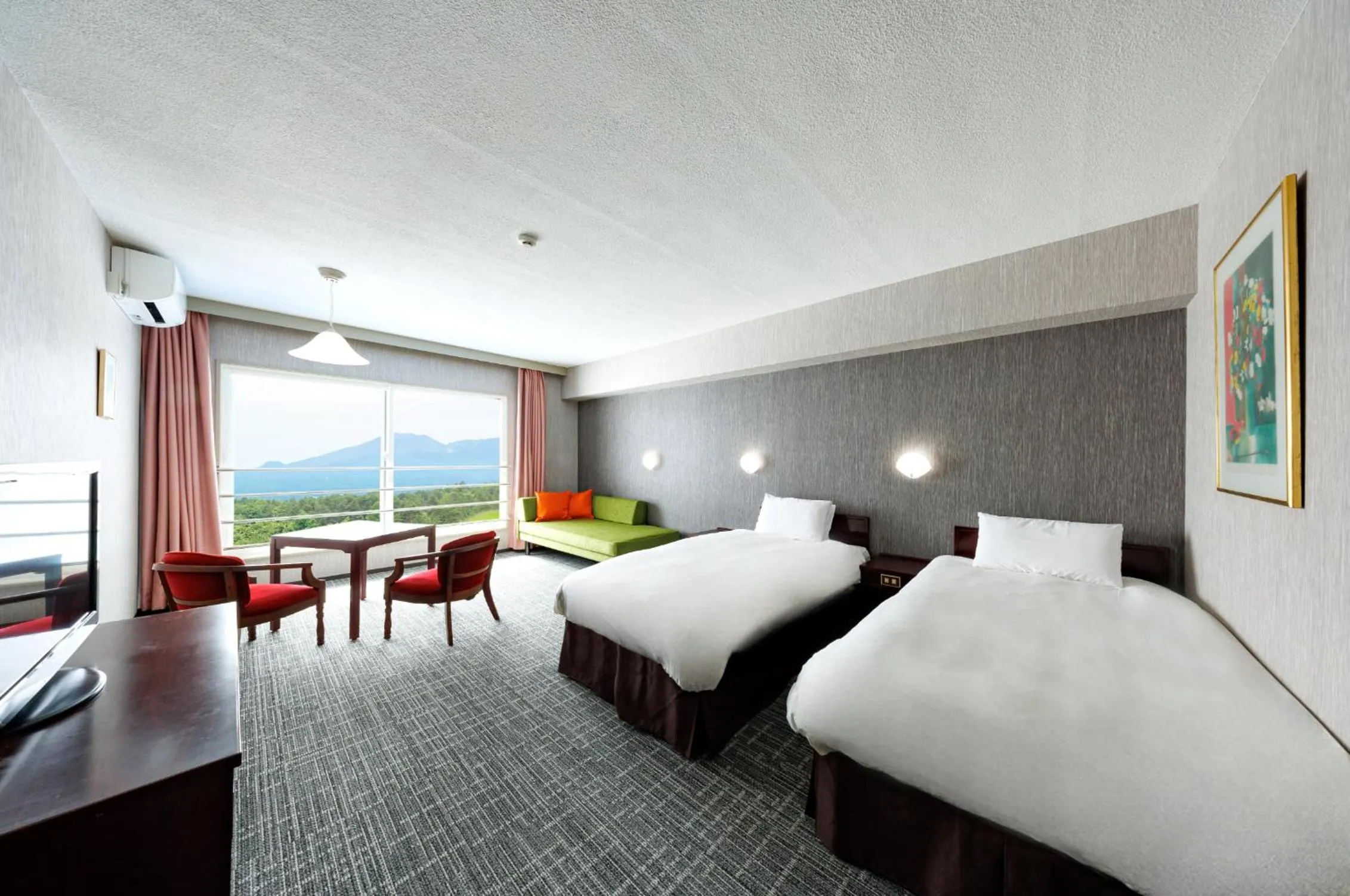 Bed in Tsumagoi Prince Hotel