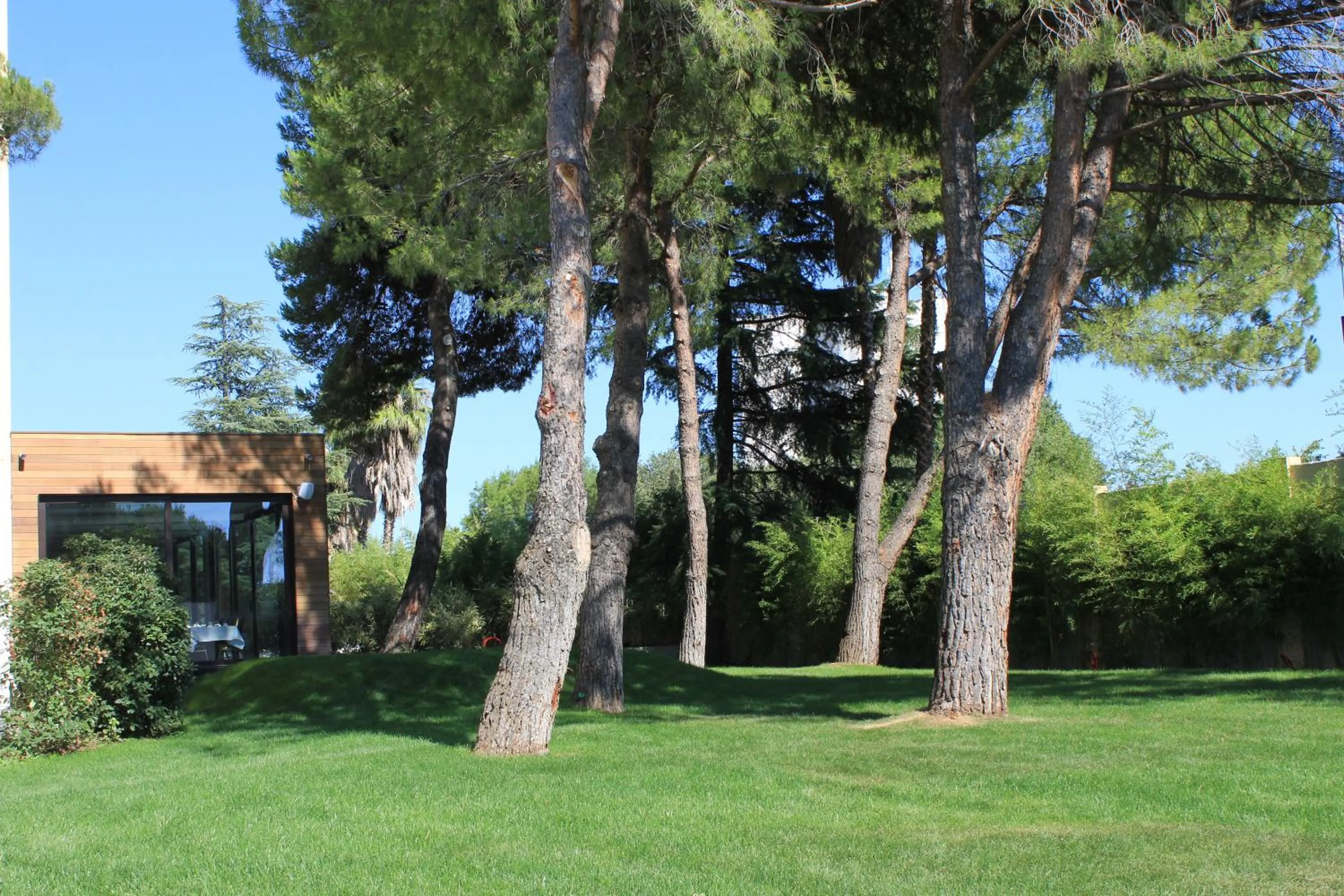 Patio in HÔTEL C SUITES chambres spacieuses
