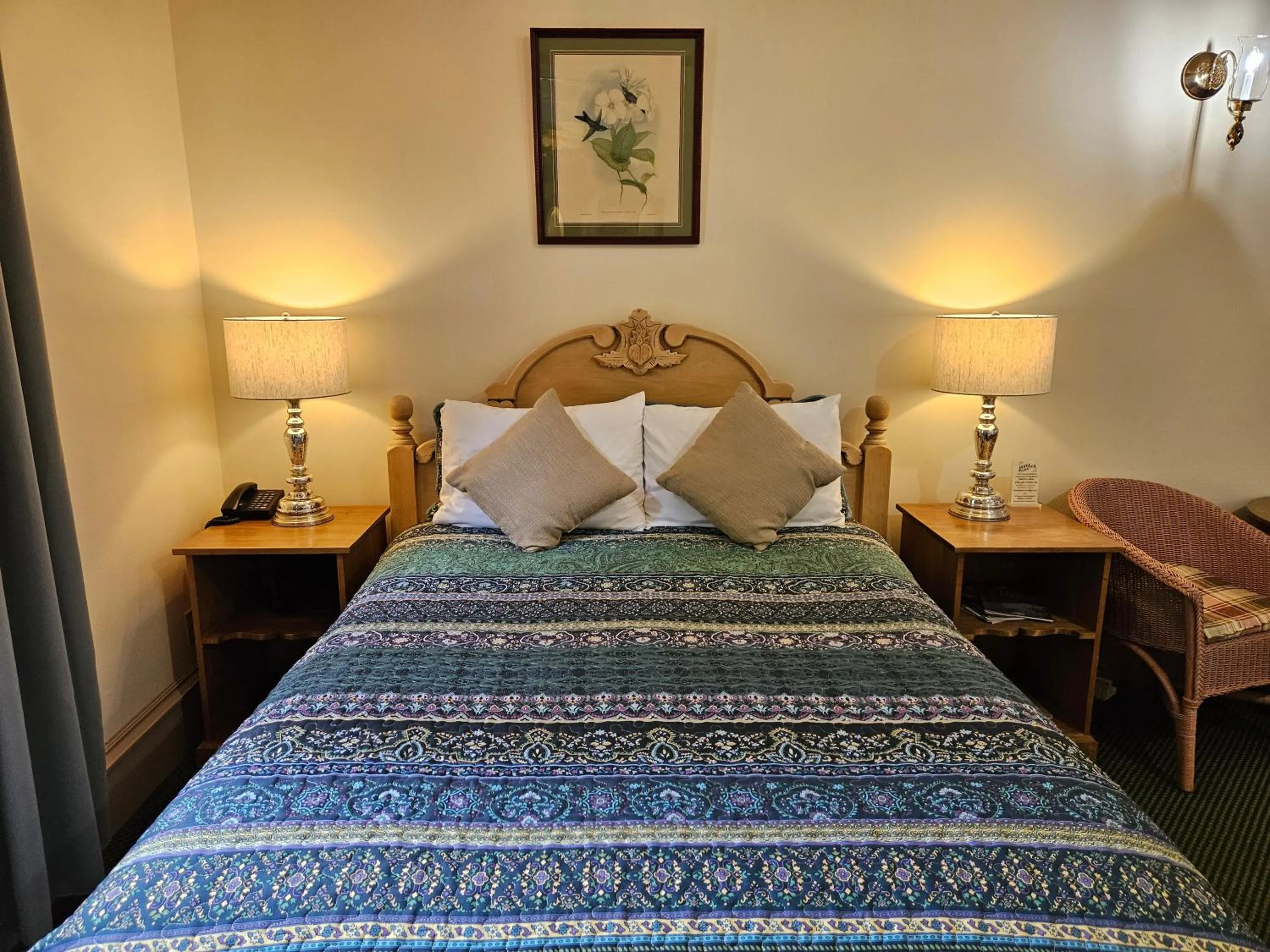 Bed in Hotel Planter