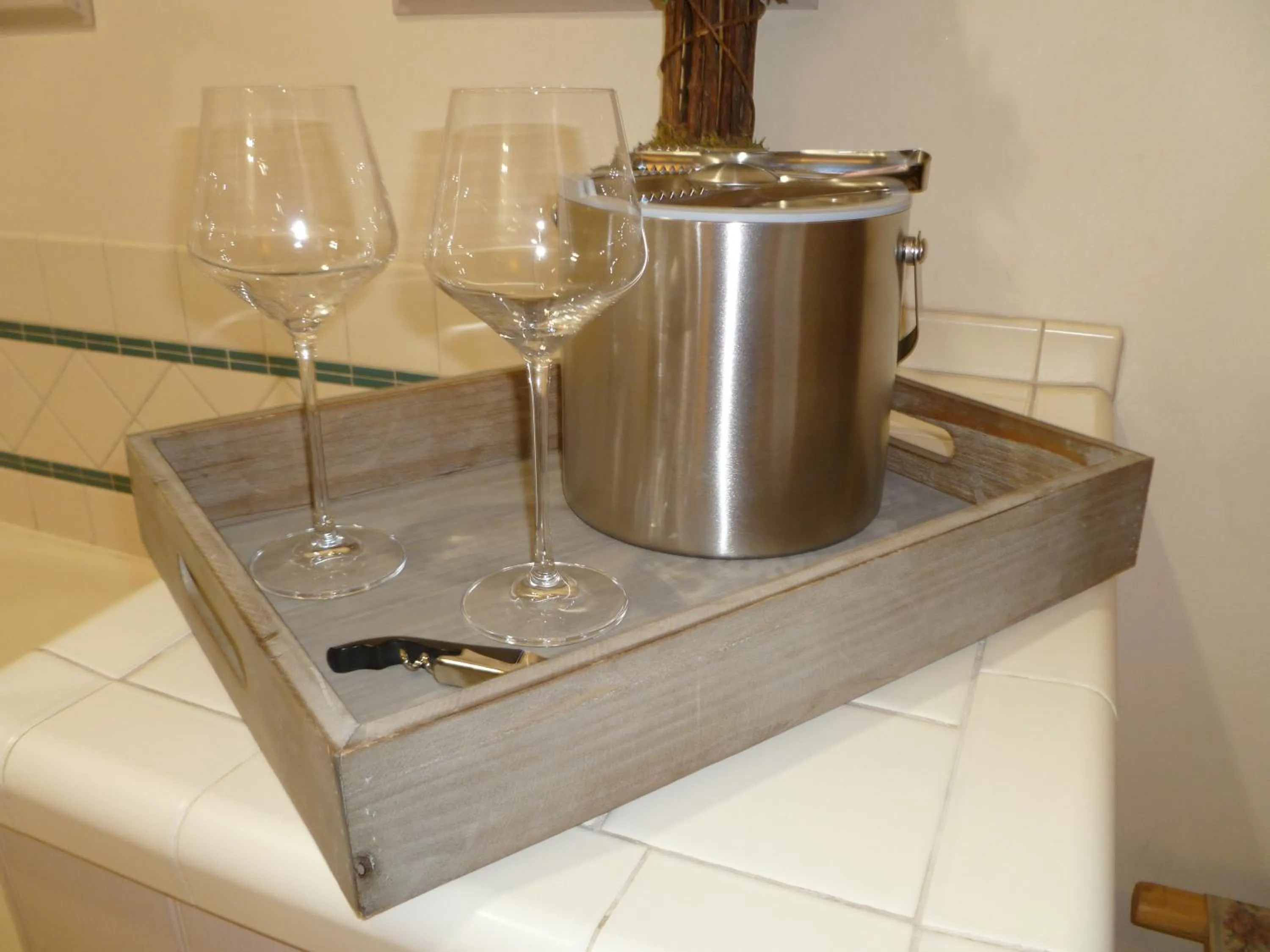 Hot Tub in Hotel Planter