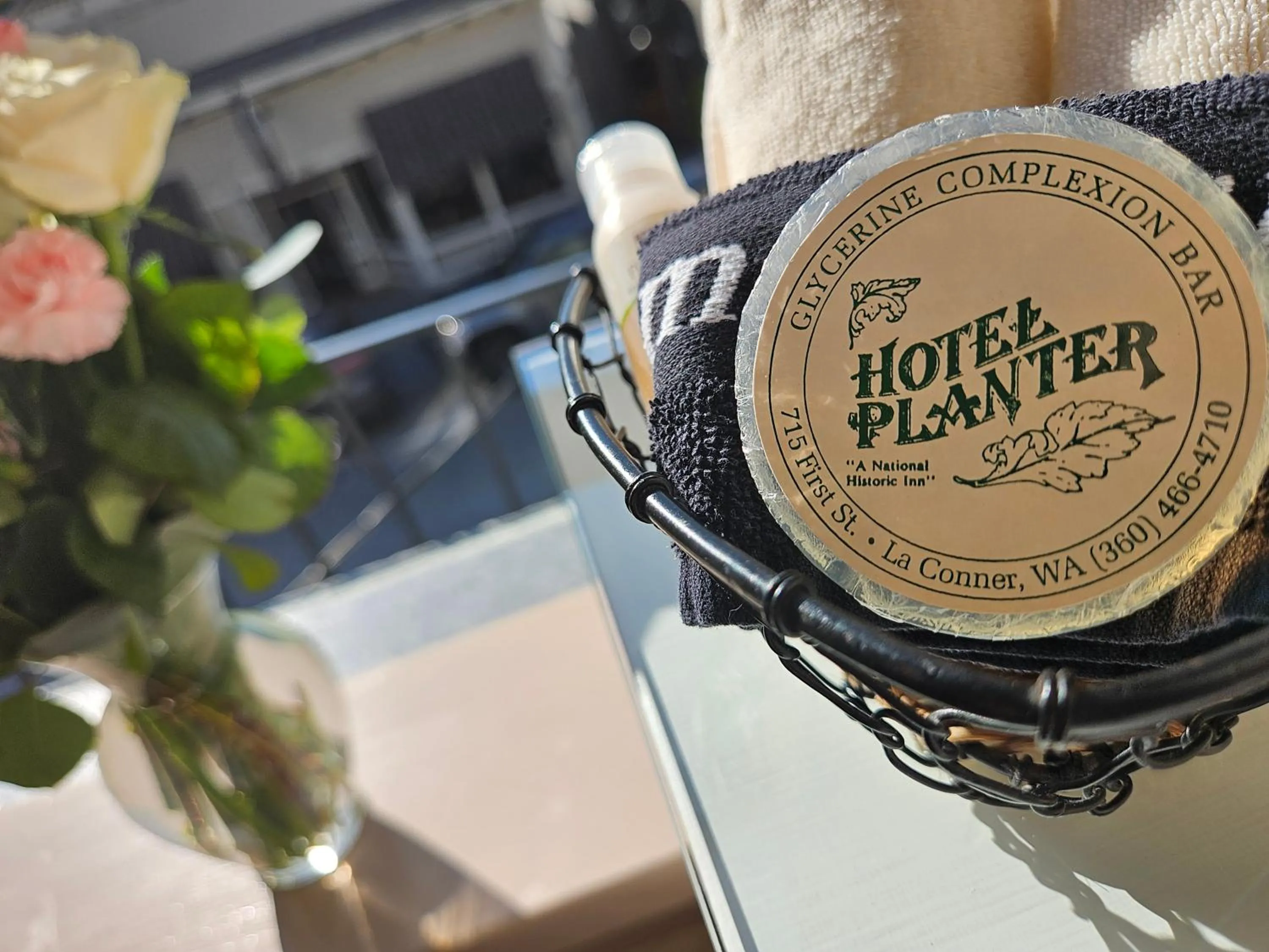 Property logo or sign in Hotel Planter