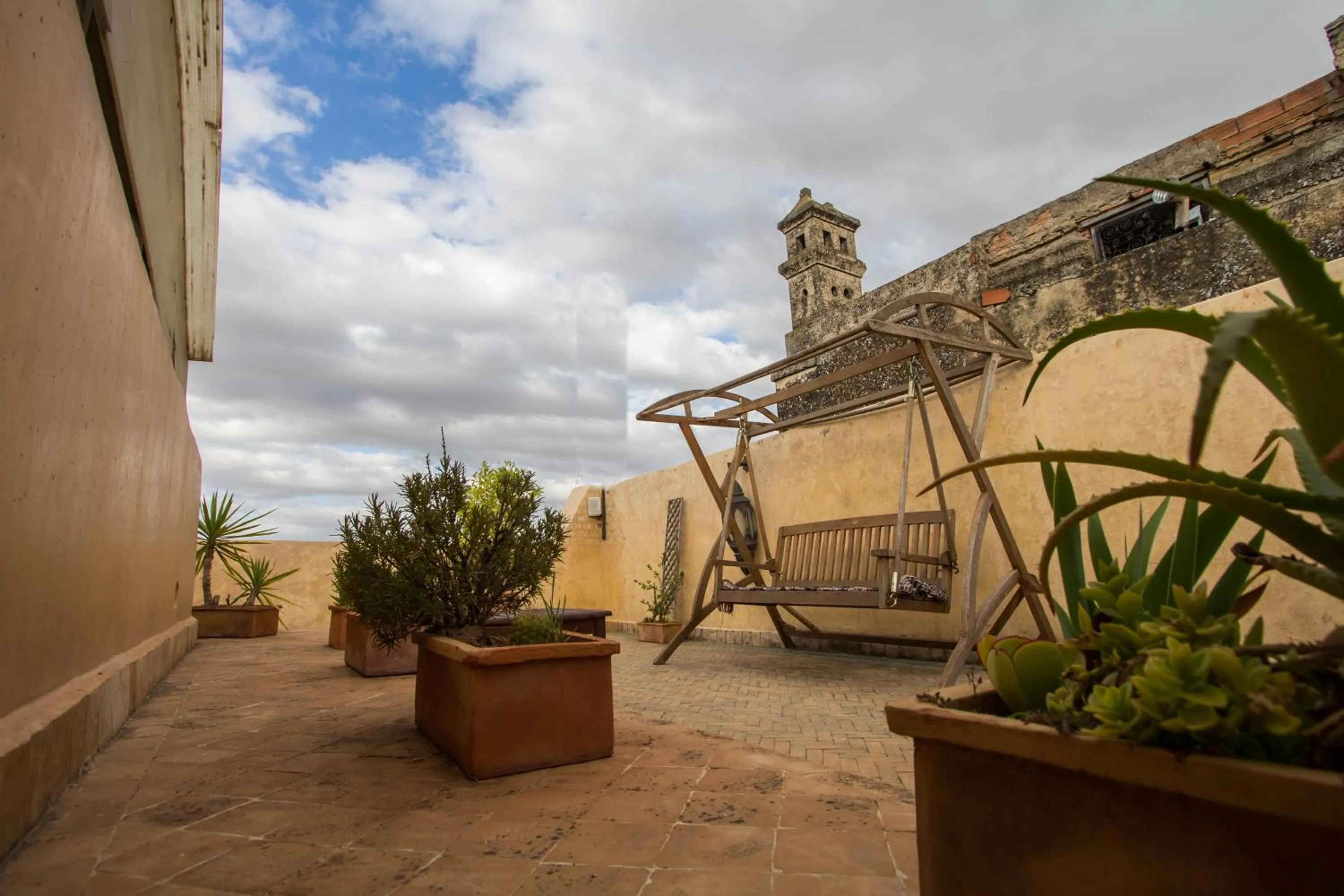 Balcony/Terrace in Riad Noujoum Medina