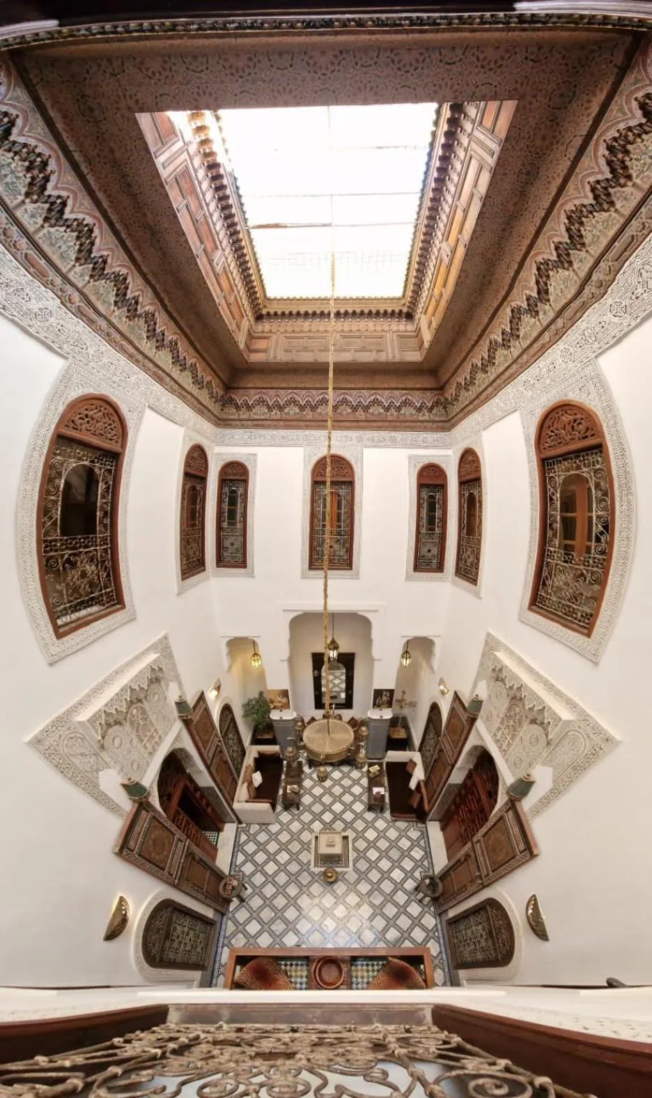 Living room in Riad Noujoum Medina
