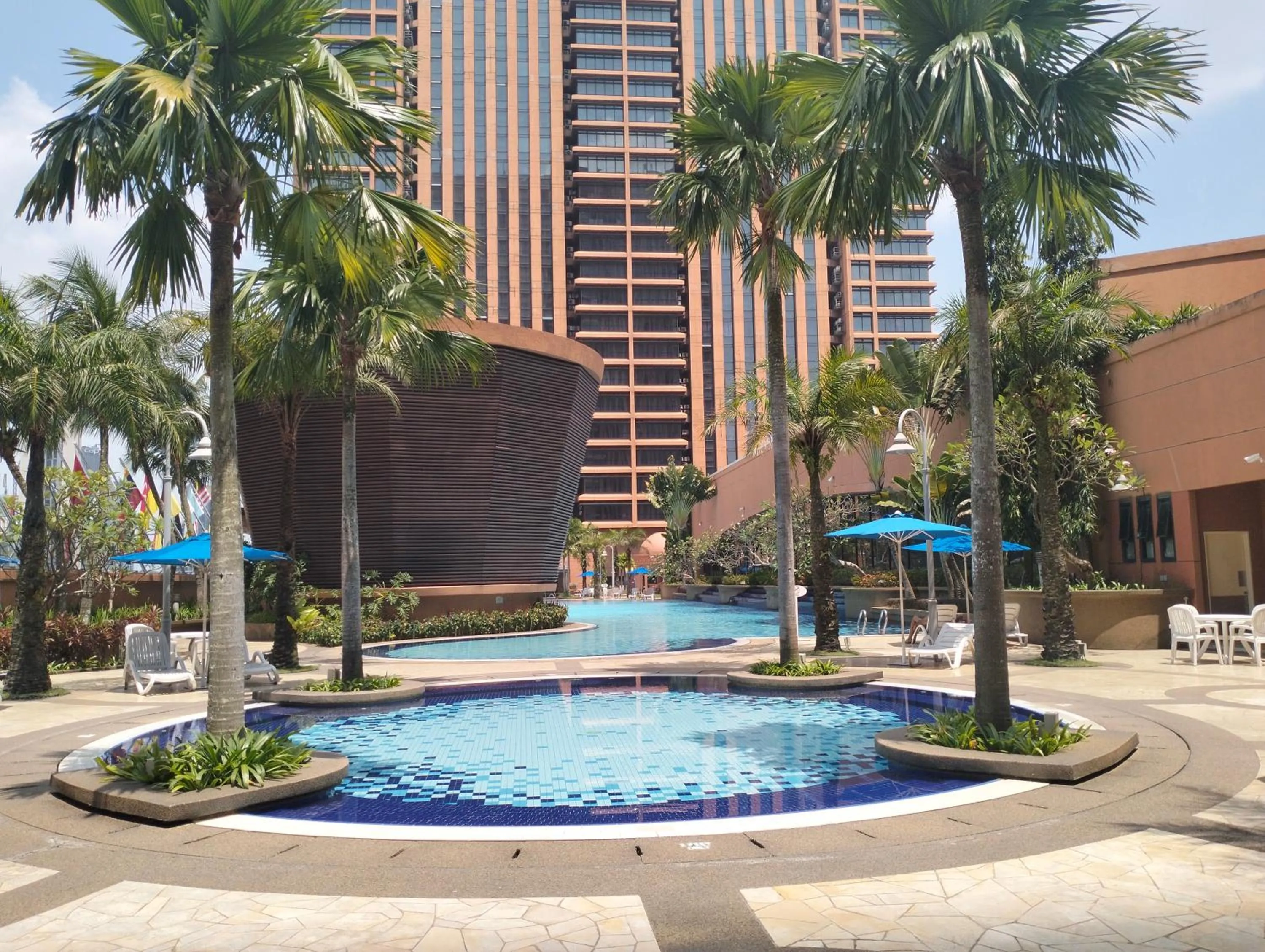 Pool view in Luxy Service Apartment at Times Square KL