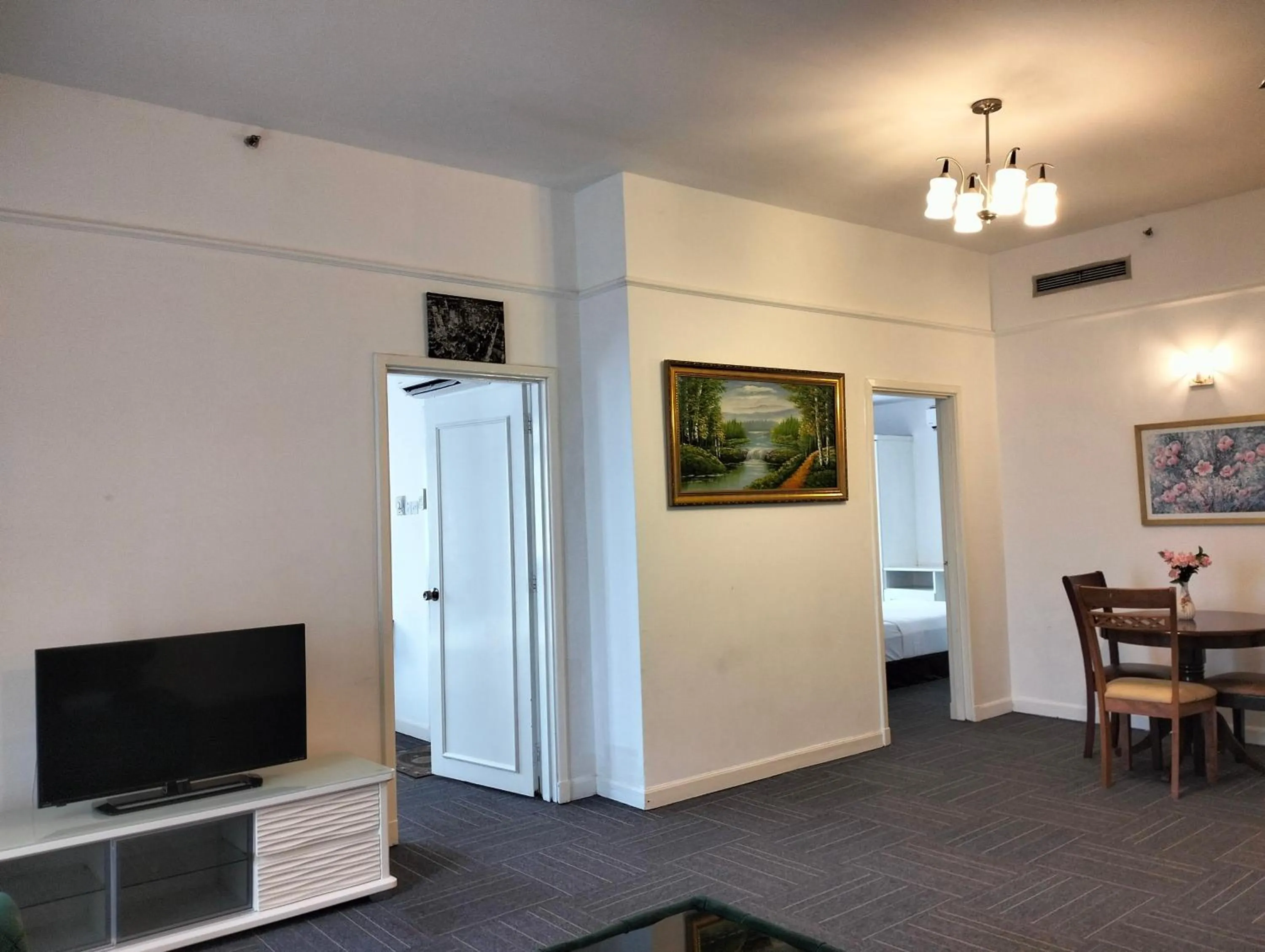 TV and multimedia in Luxy Service Apartment at Times Square KL