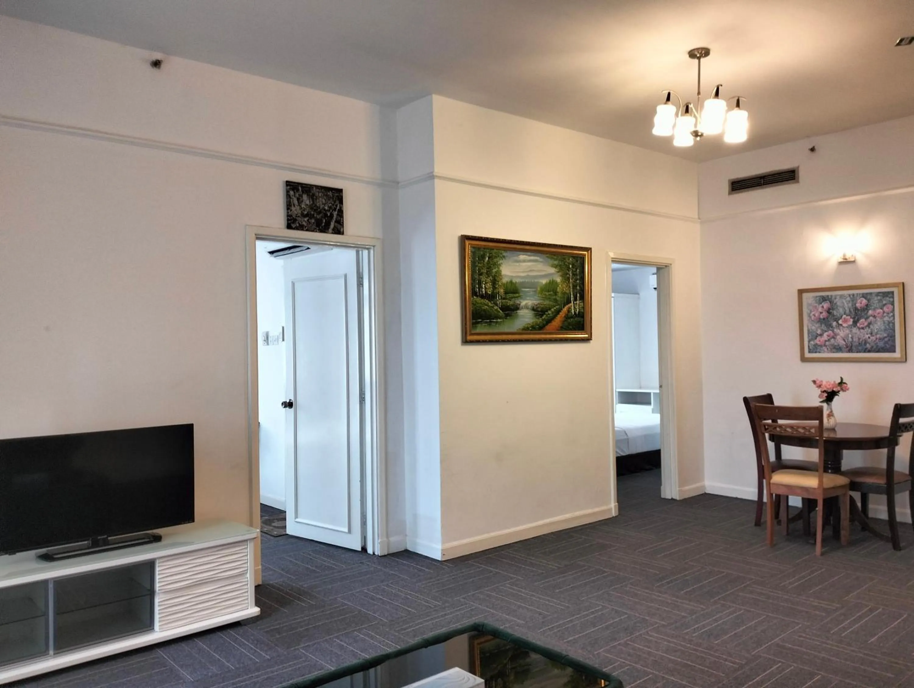 TV and multimedia in Luxy Service Apartment at Times Square KL