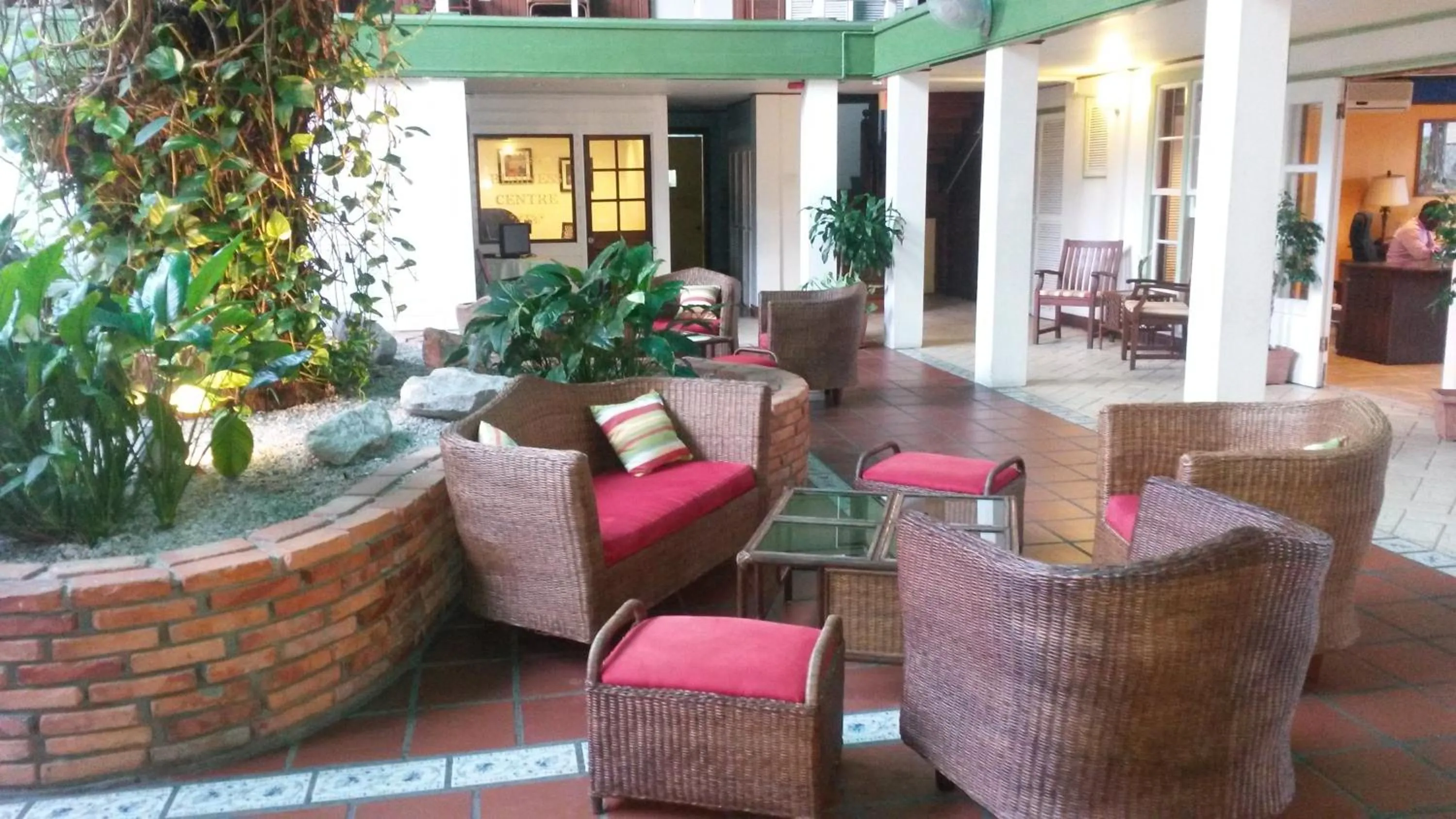 Patio in Cara Lodge Hotel