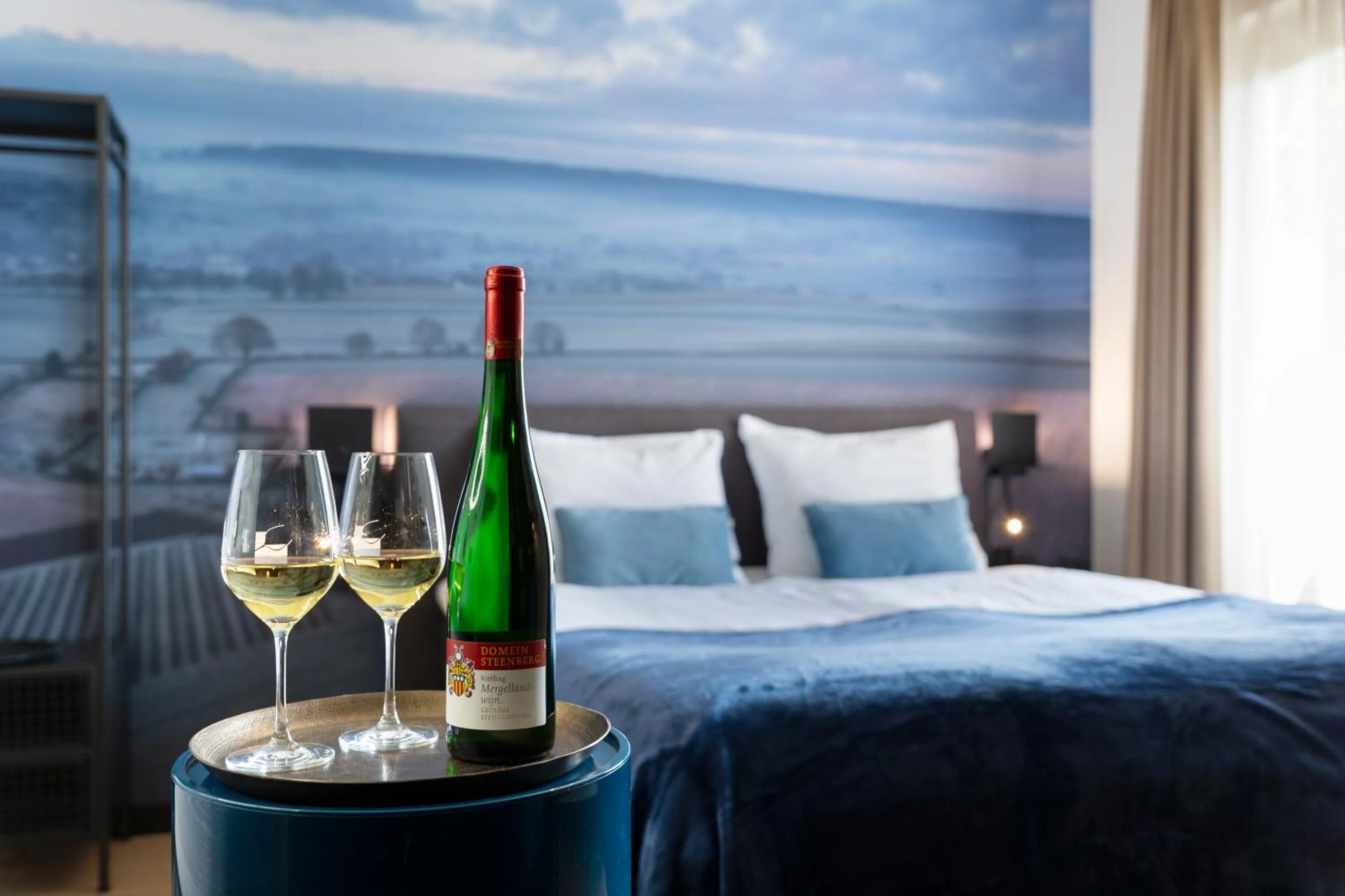 Bed in Dormio Wijnhotel Valkenburg