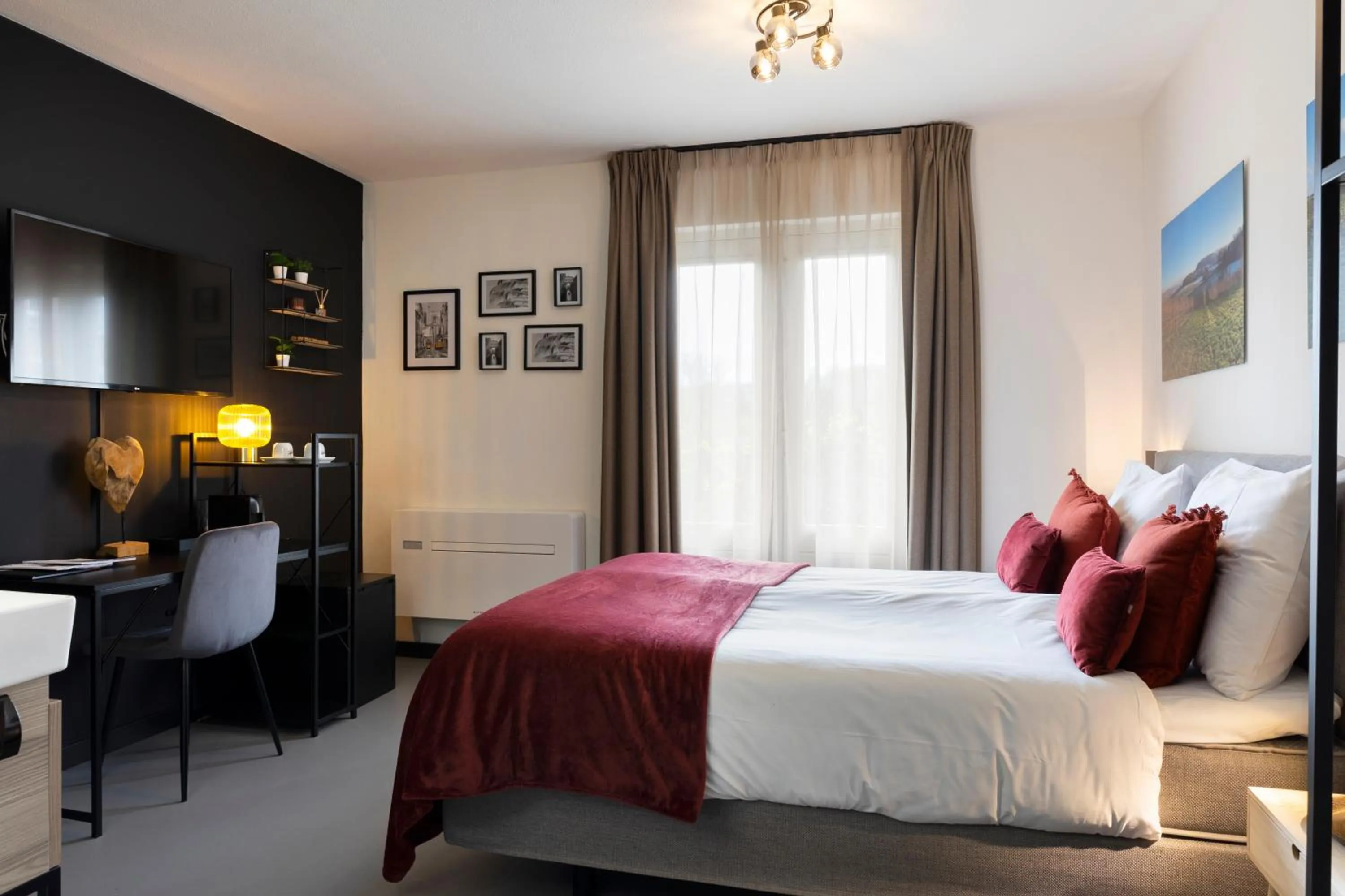 Bed in Dormio Wijnhotel Valkenburg