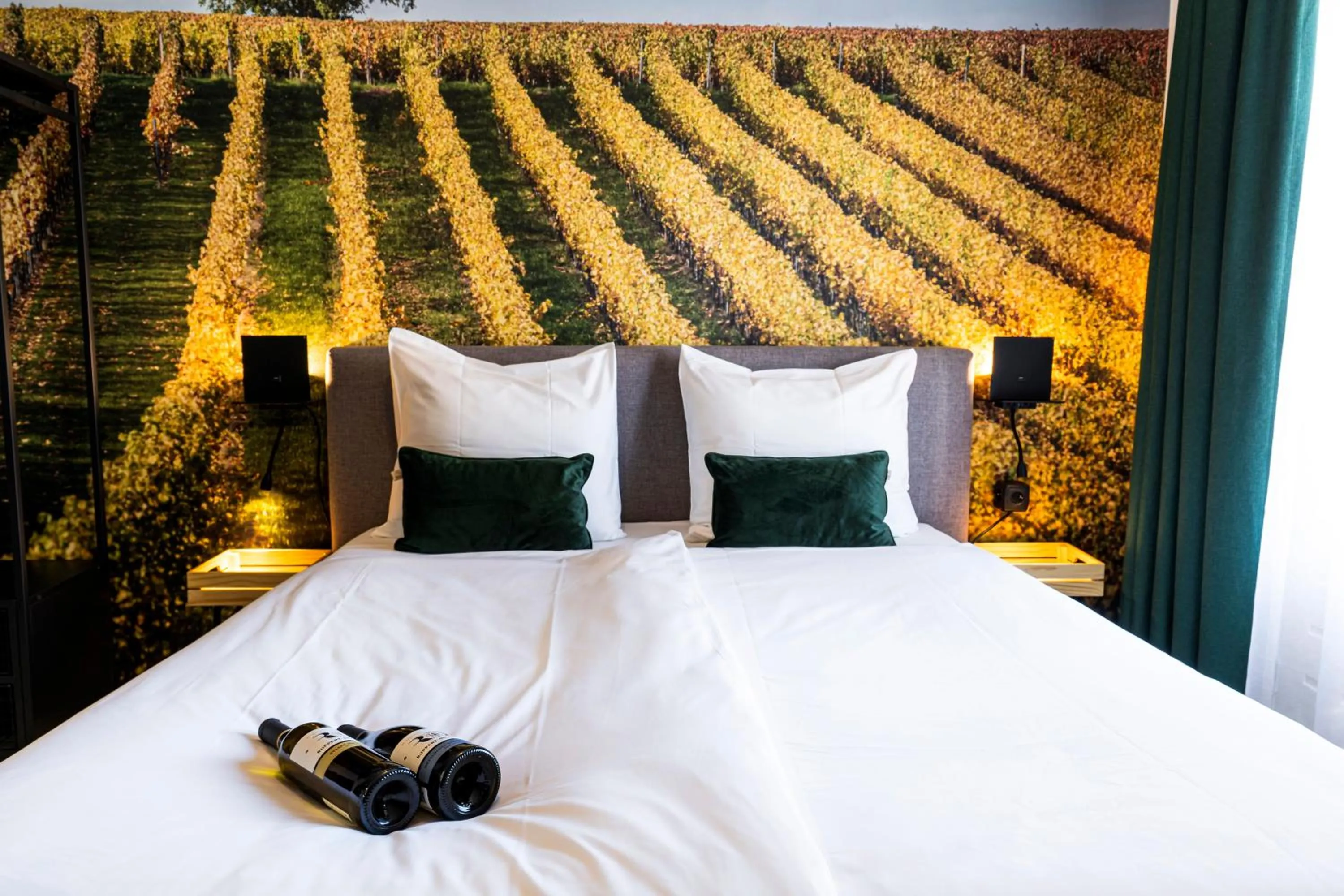 Bed in Dormio Wijnhotel Valkenburg