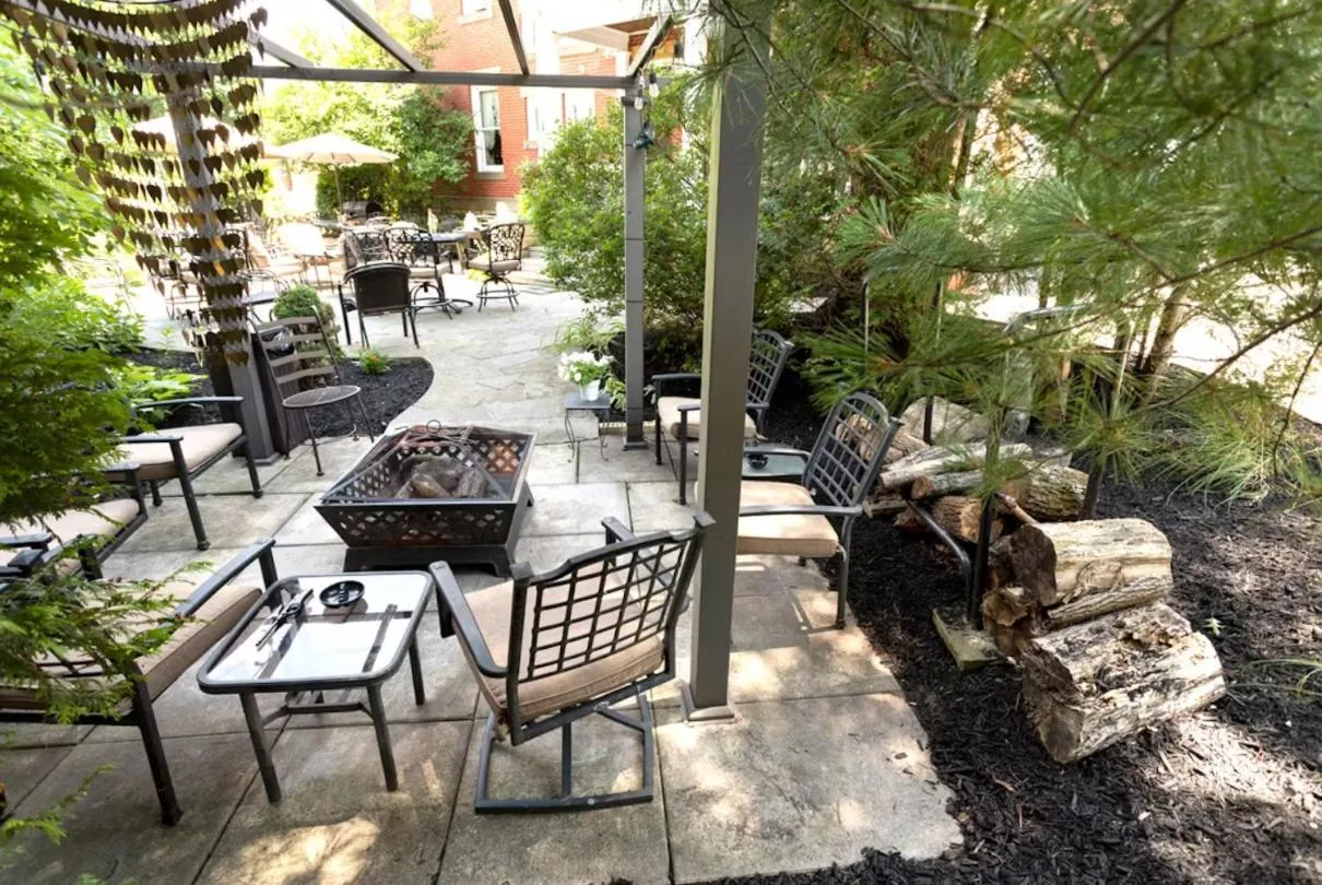 fireplace in South Broadway Manor B&B - Near Fallingwater, Ohiopyle State Park, Hiking & Biking trails GAP