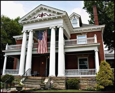 Facade/entrance in South Broadway Manor B&B - Near Fallingwater, Ohiopyle State Park, Hiking & Biking trails GAP