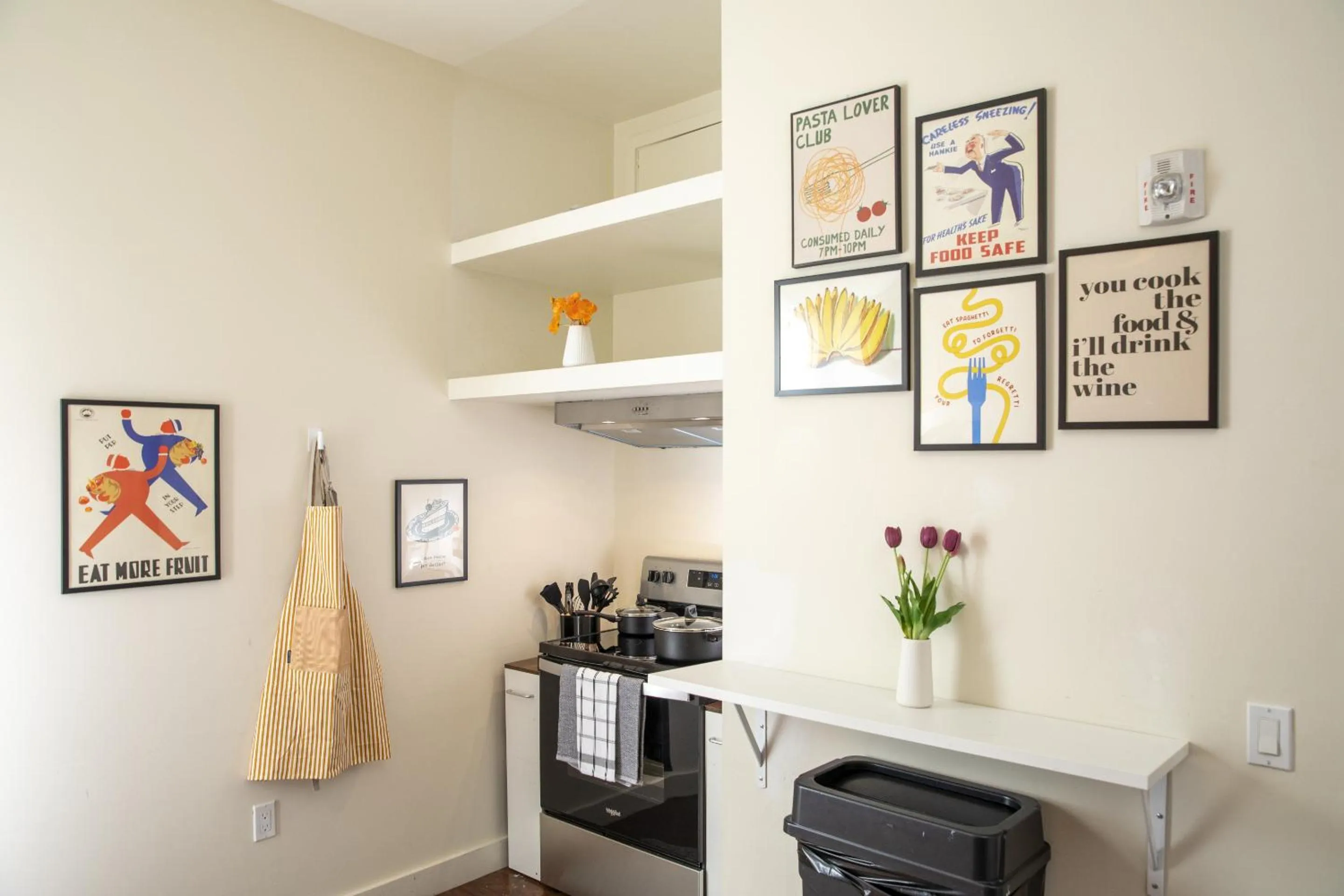 Kitchen or kitchenette in 1906 Mission