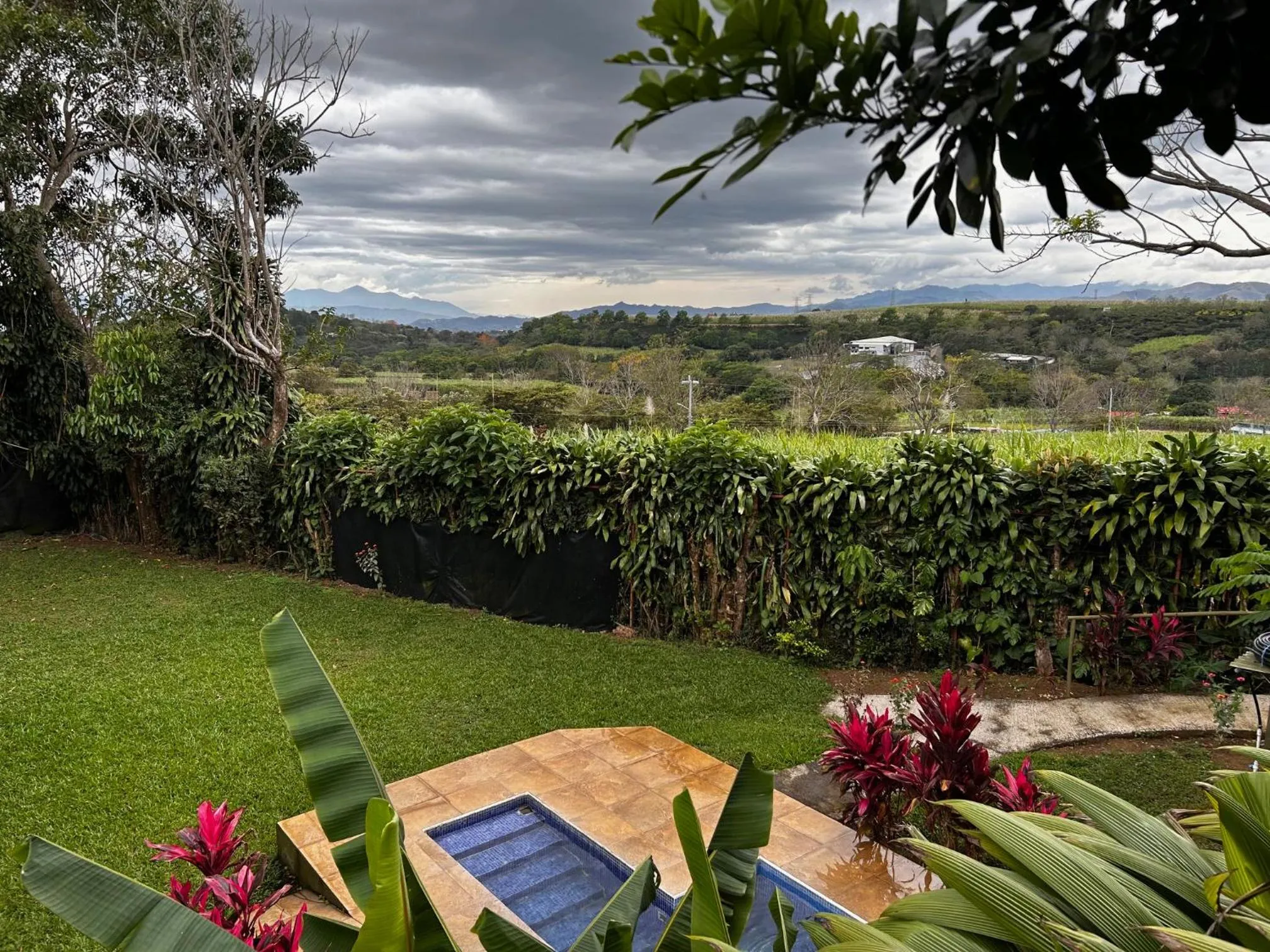 Pool view in B&B Garden Grecia