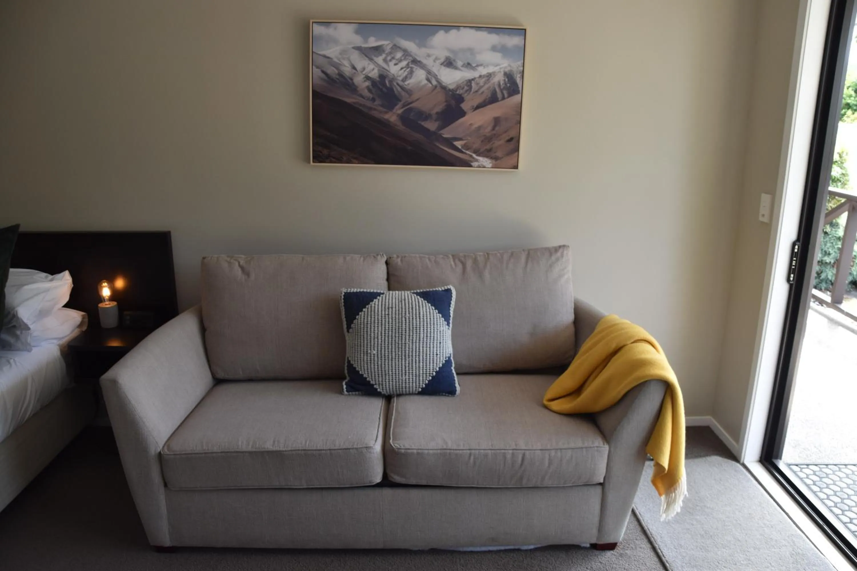 Seating area in 73 Milton Accommodation