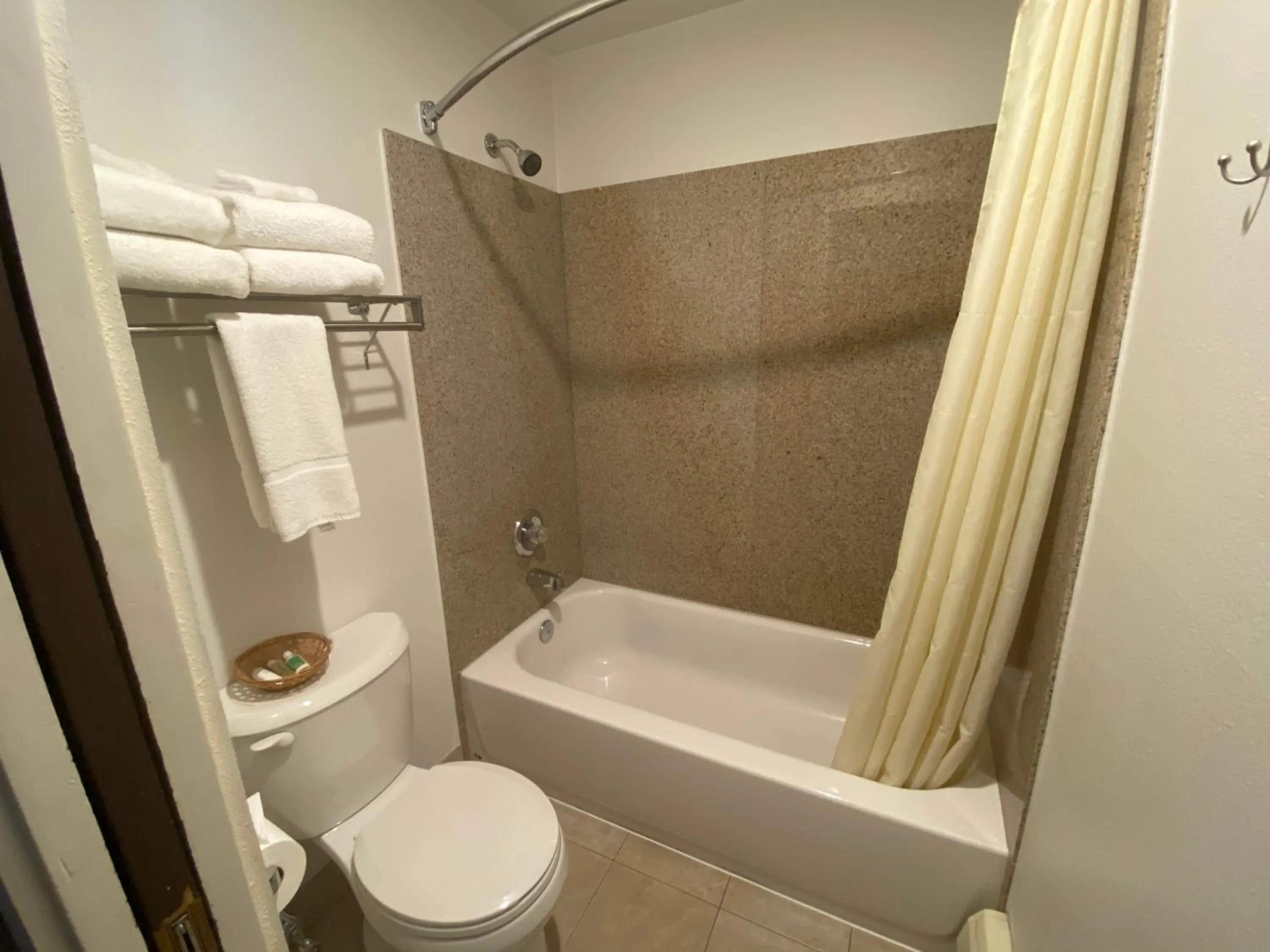 Bathroom in Snowshoe Motel