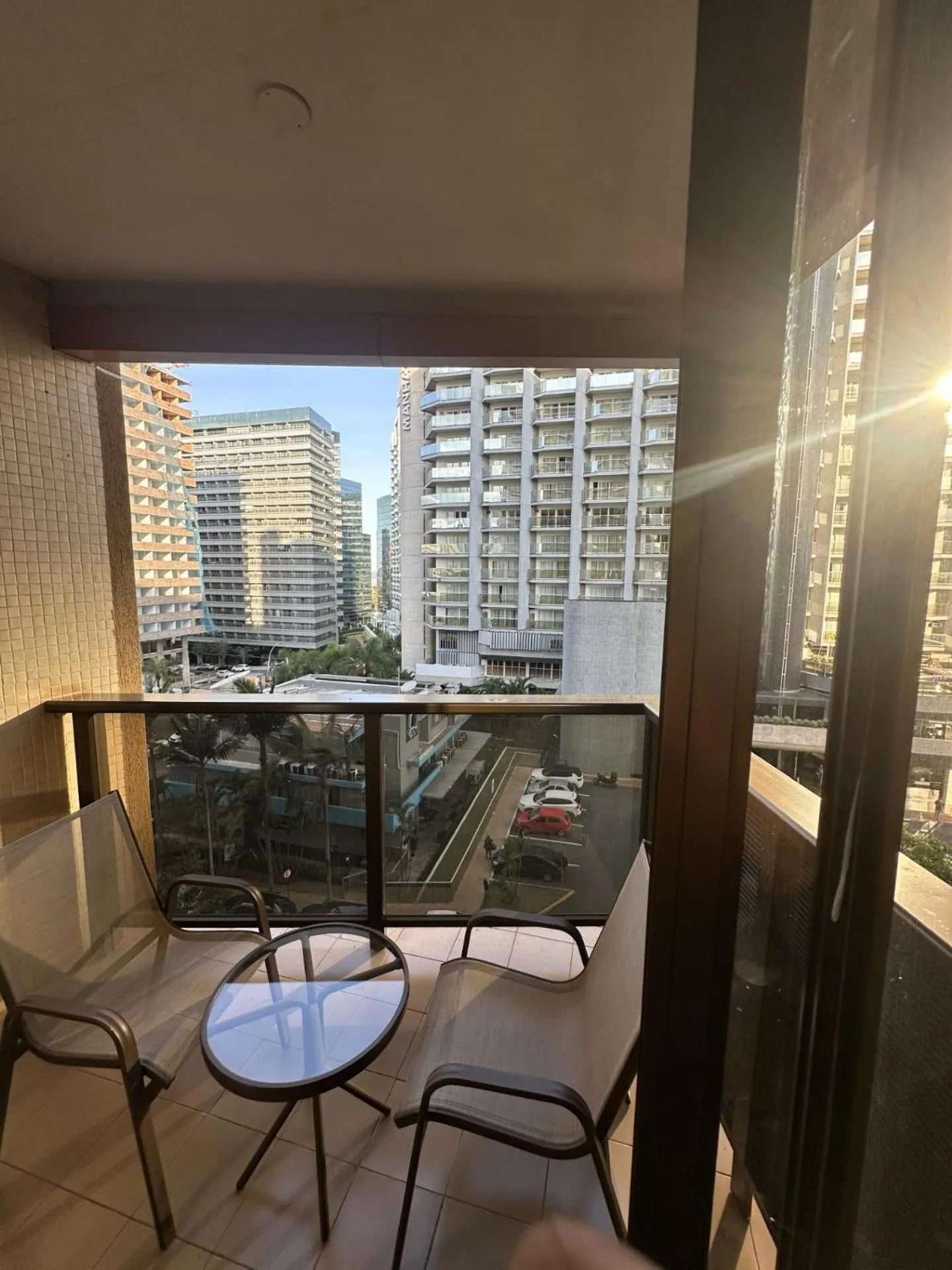 Balcony/Terrace in Kubitschek Plaza Hotel - flat particular