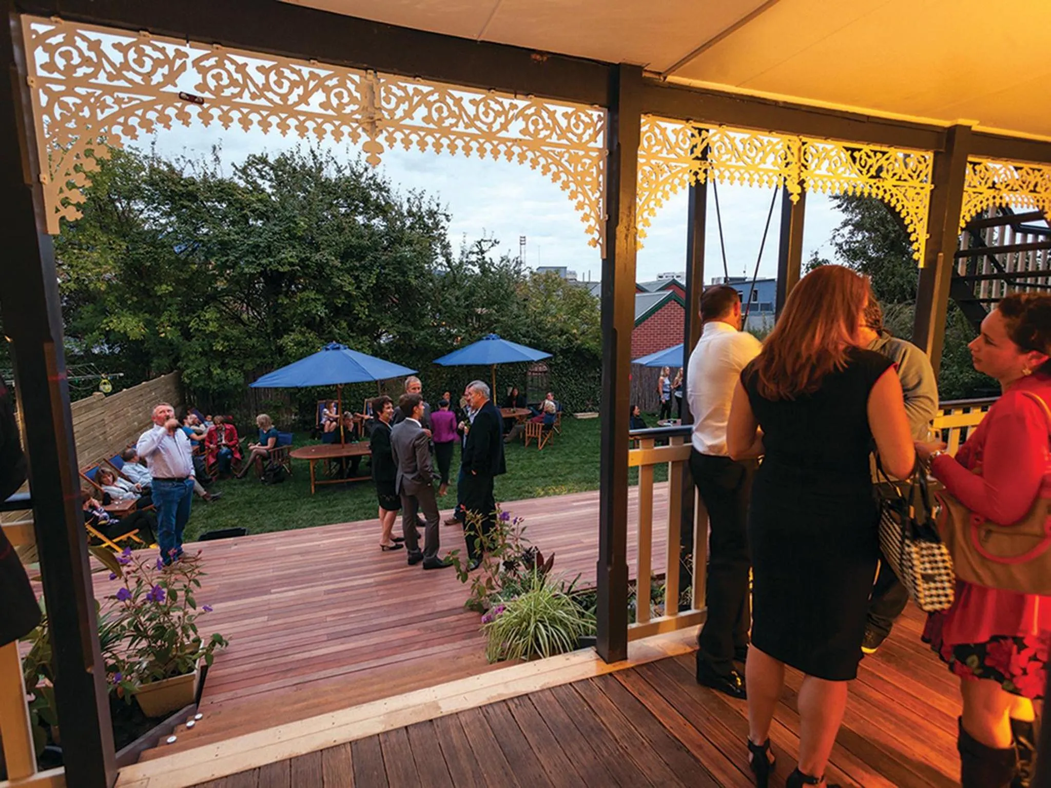 BBQ facilities in Montacute Boutique Bunkhouse