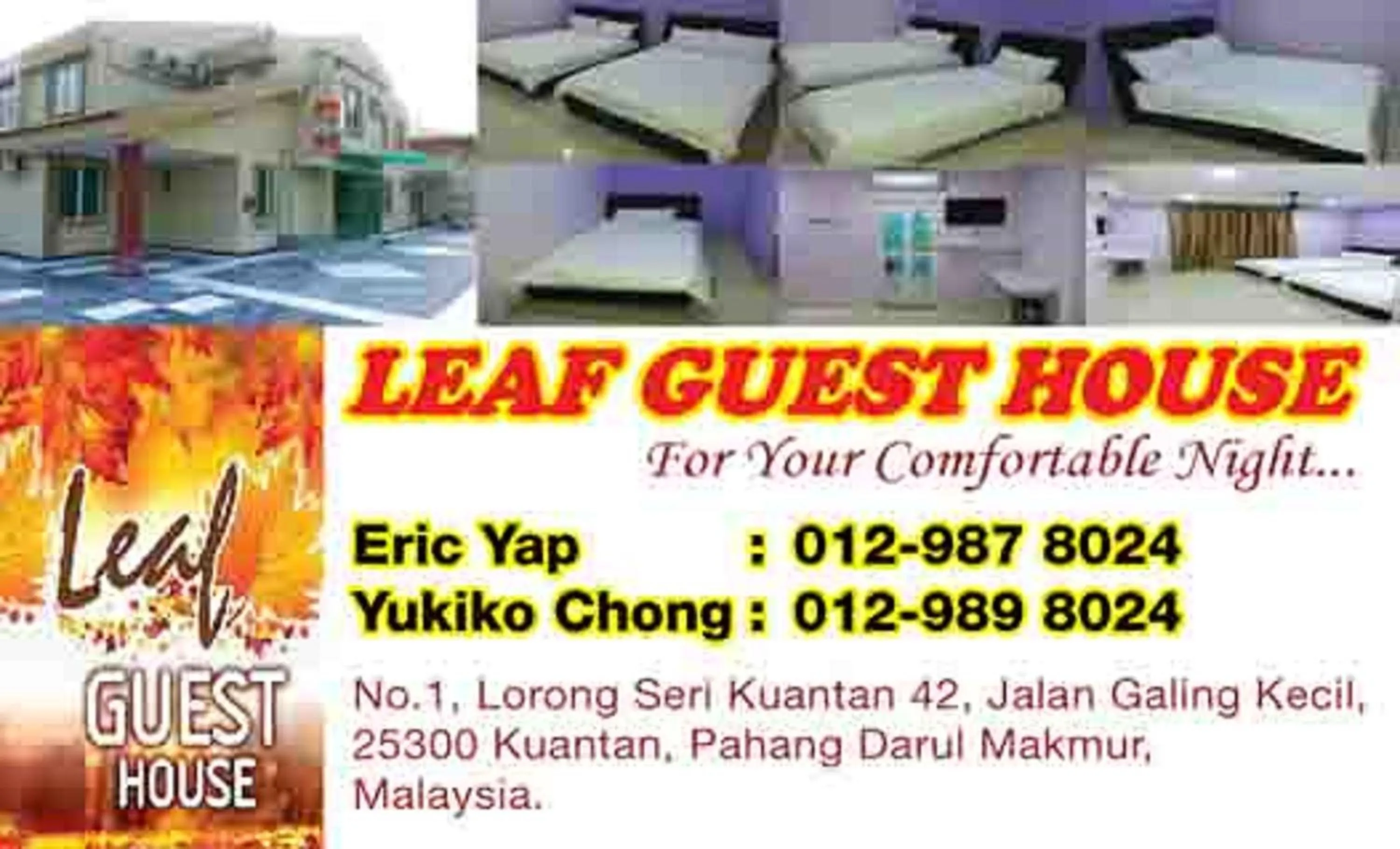Property logo or sign in Leaf Guest House