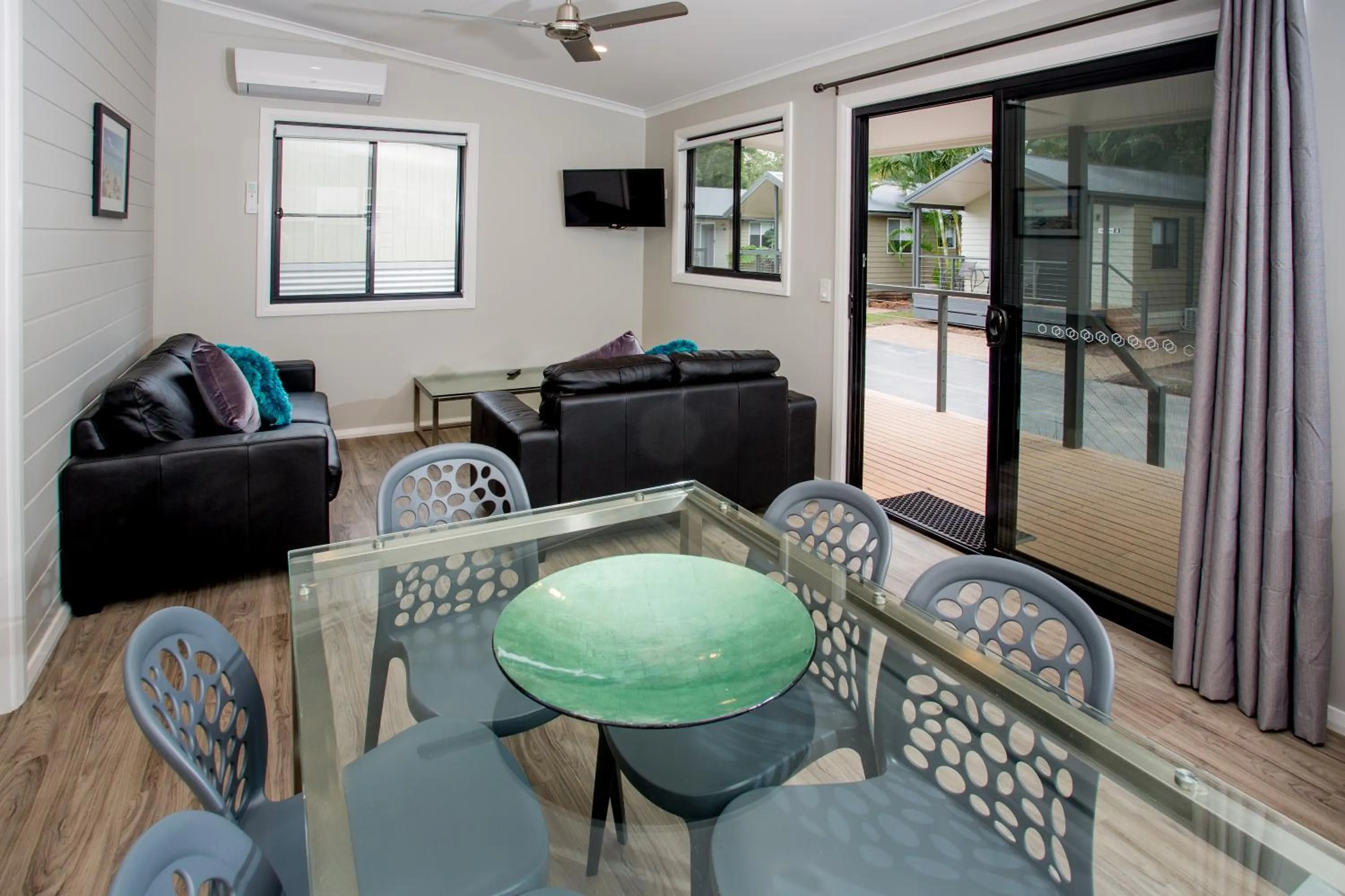 Living room in BIG4 Tweed Billabong Holiday Park