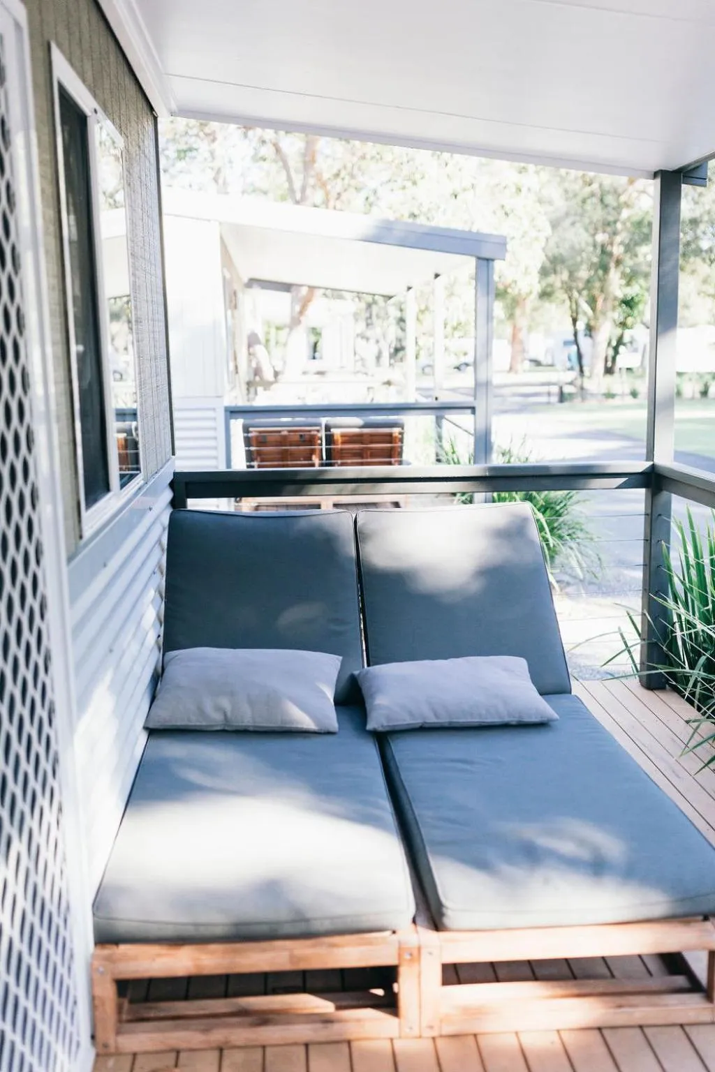 Balcony/Terrace in BIG4 Tweed Billabong Holiday Park