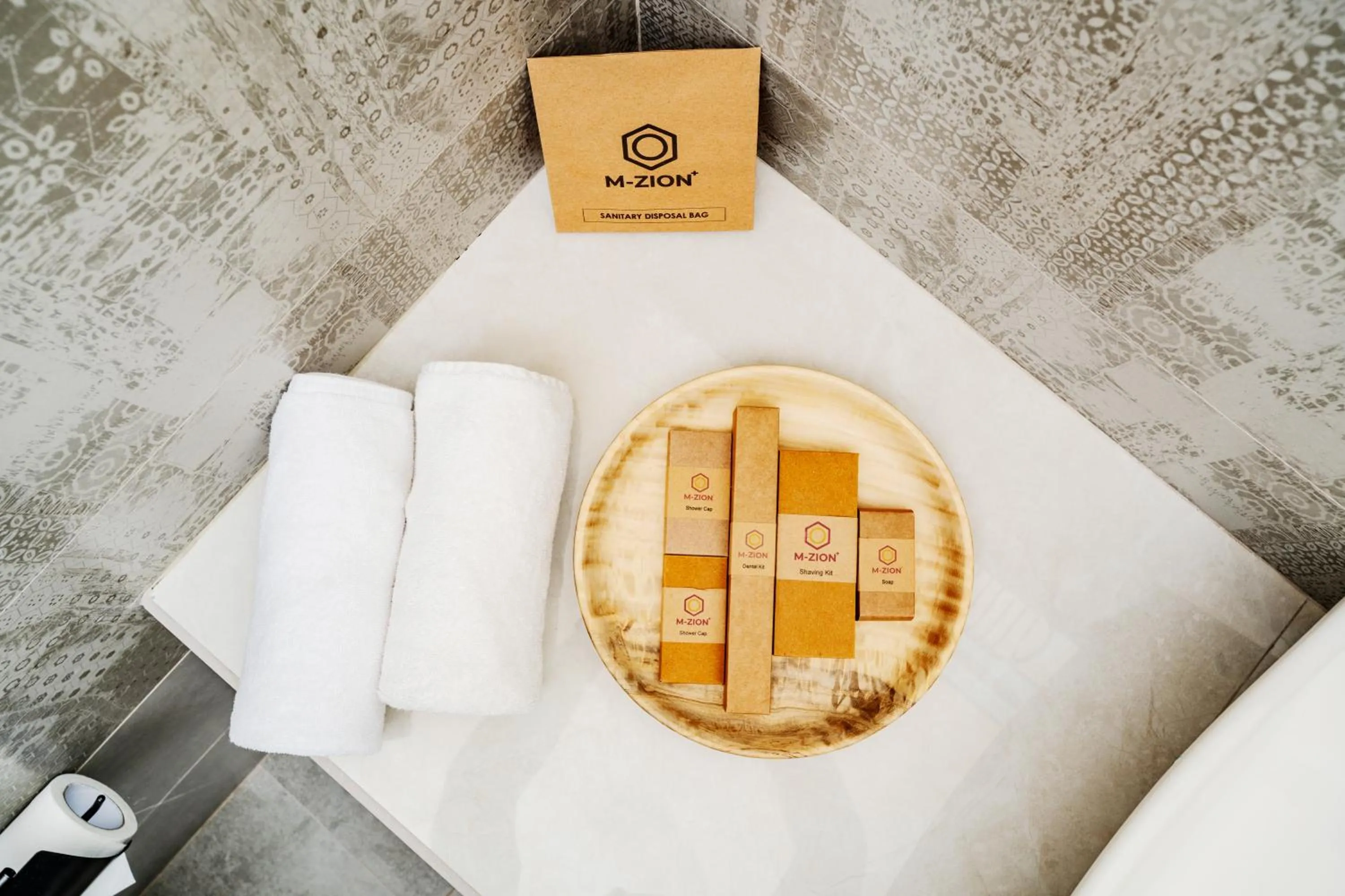 Bathroom in Mzion Hotel Weligama