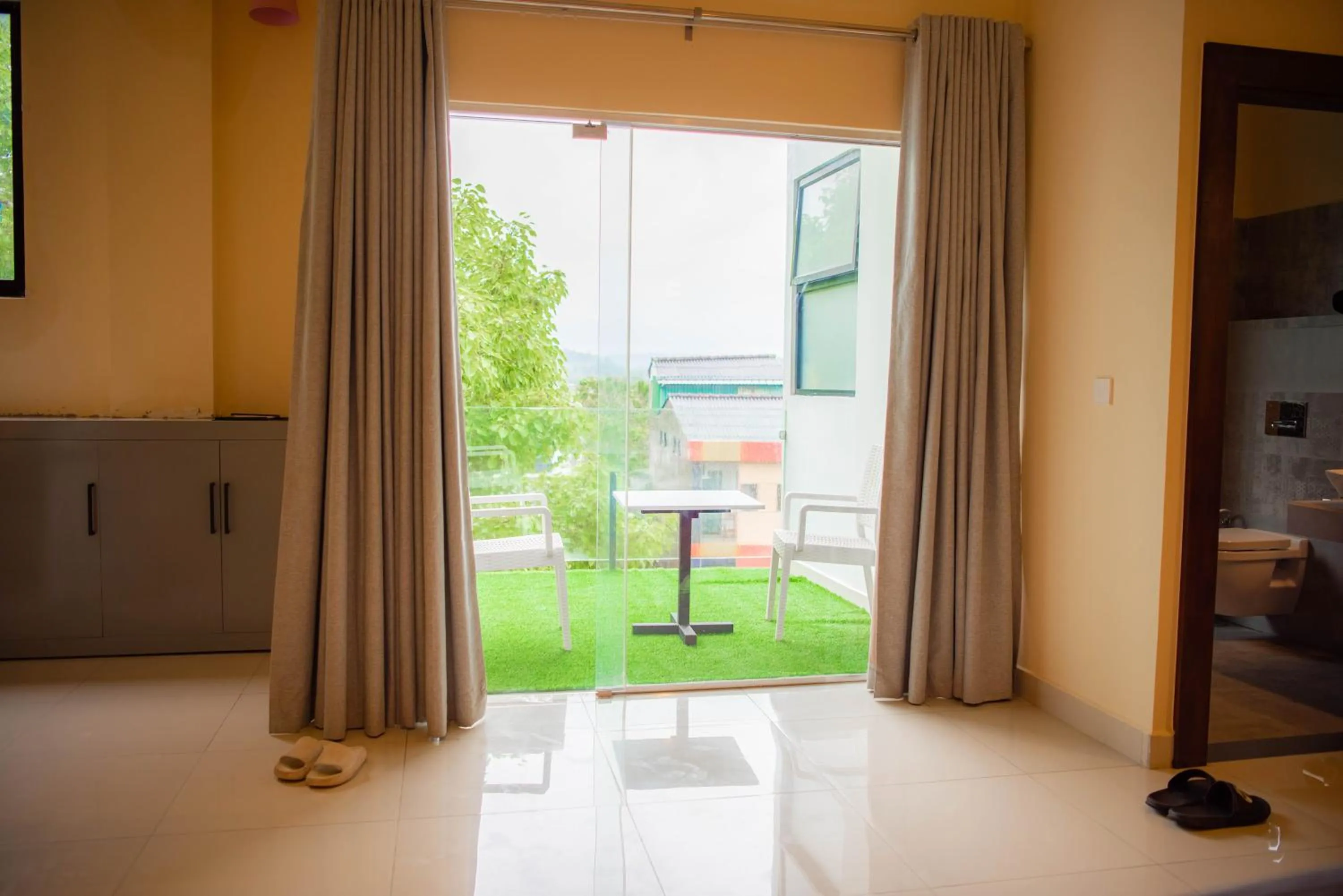 Balcony/Terrace in Mzion Hotel Weligama