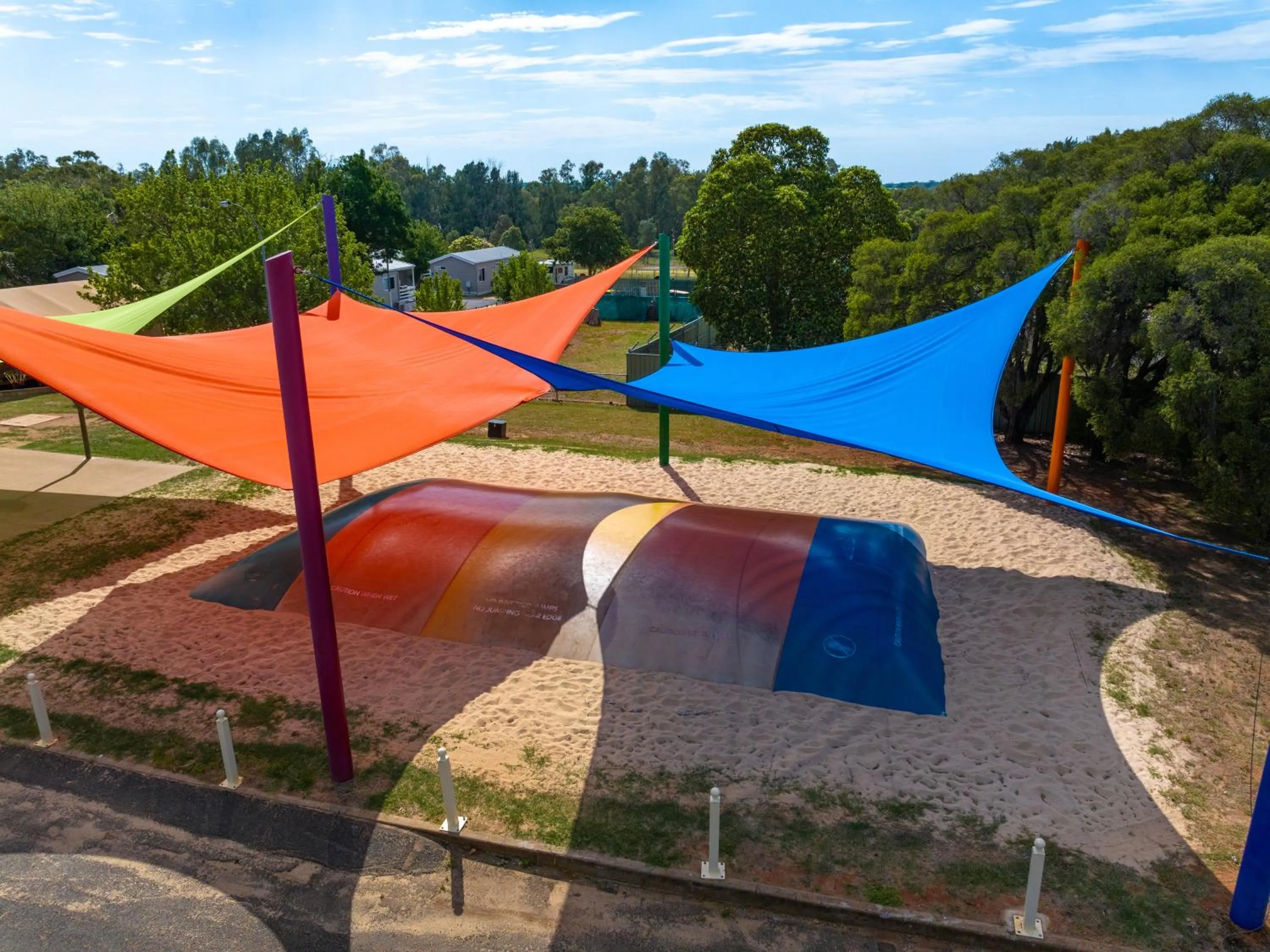 Children play ground in NRMA Dubbo Holiday Park