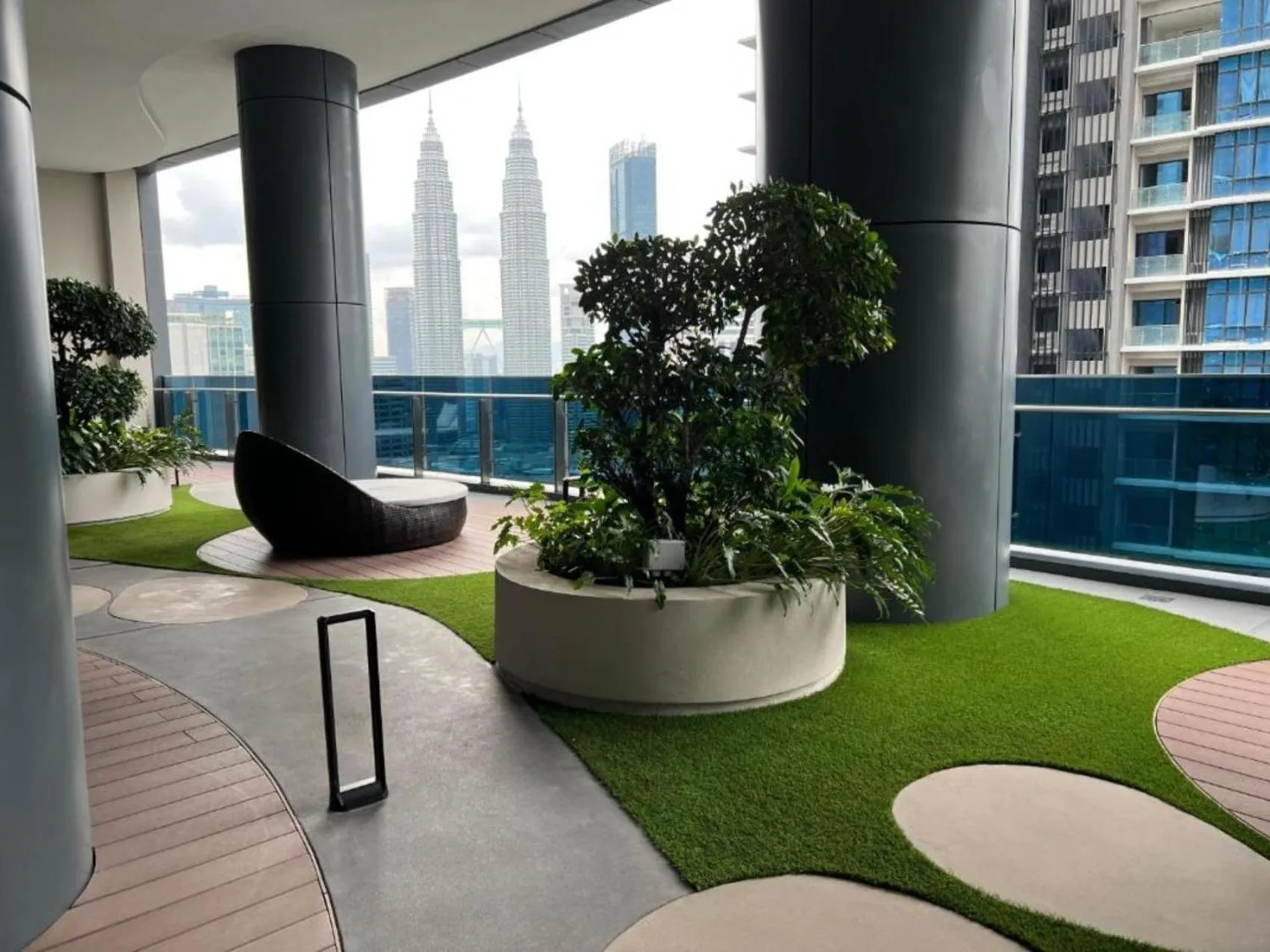 Patio in Eaton Suites KLCC Kuala Lumpur