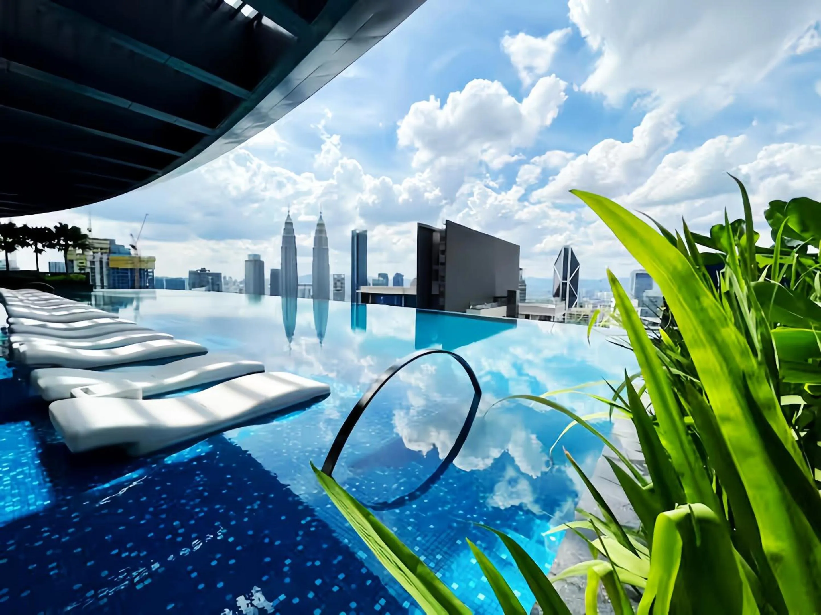Pool view in Eaton Suites KLCC Kuala Lumpur