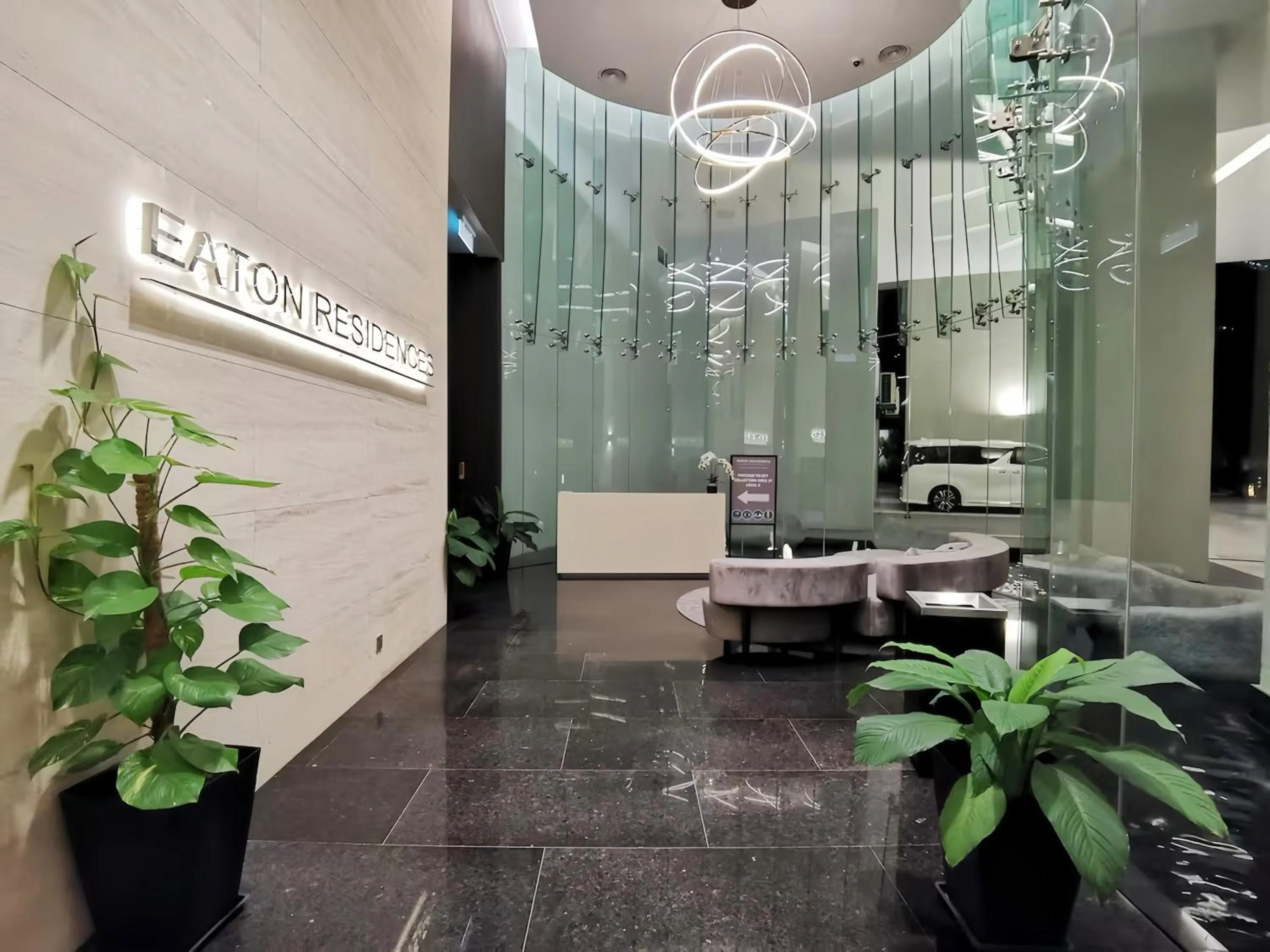 Seating area in Eaton Suites KLCC Kuala Lumpur