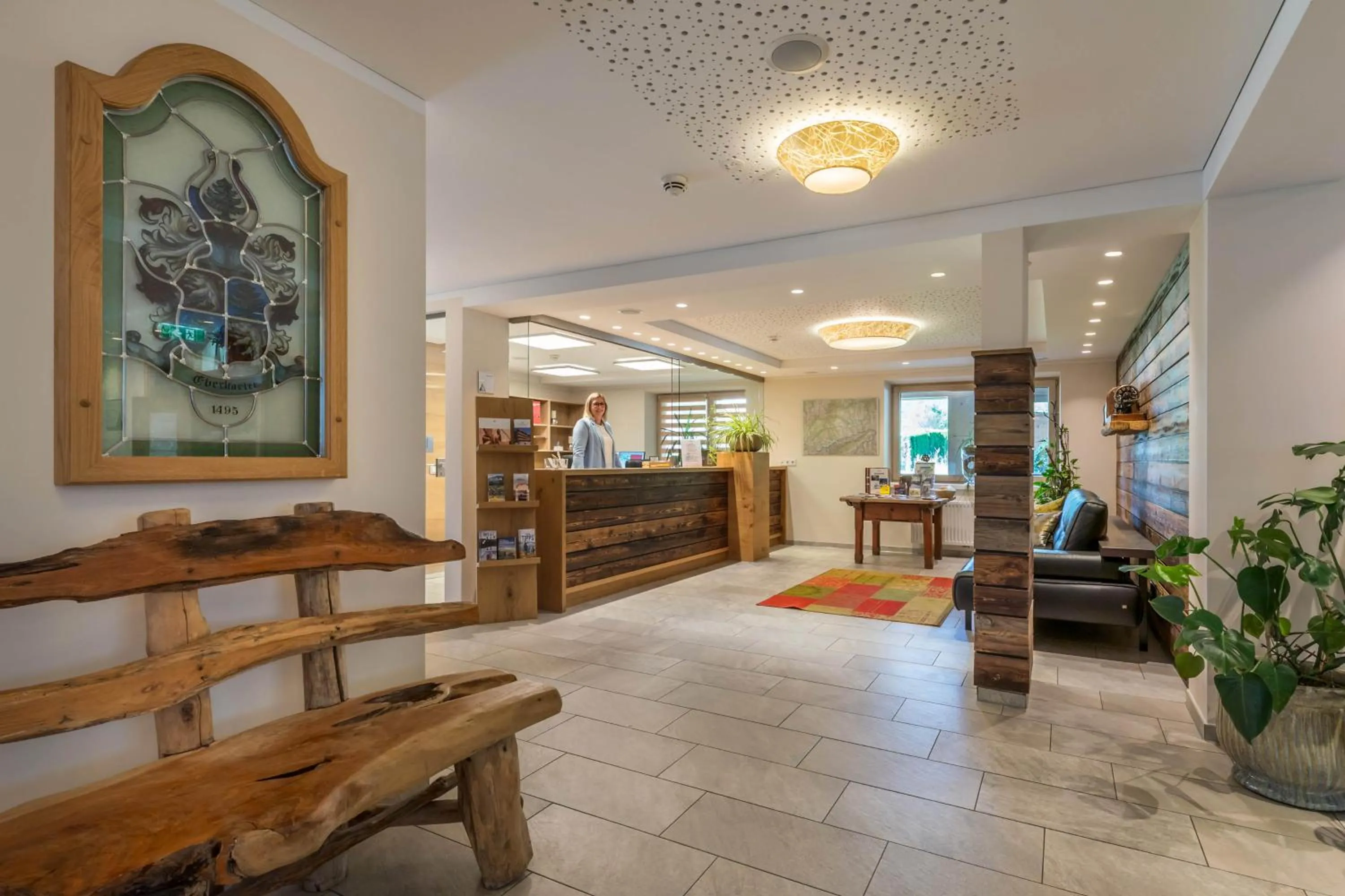 Lobby or reception in Aktivhotel Tuxerhof