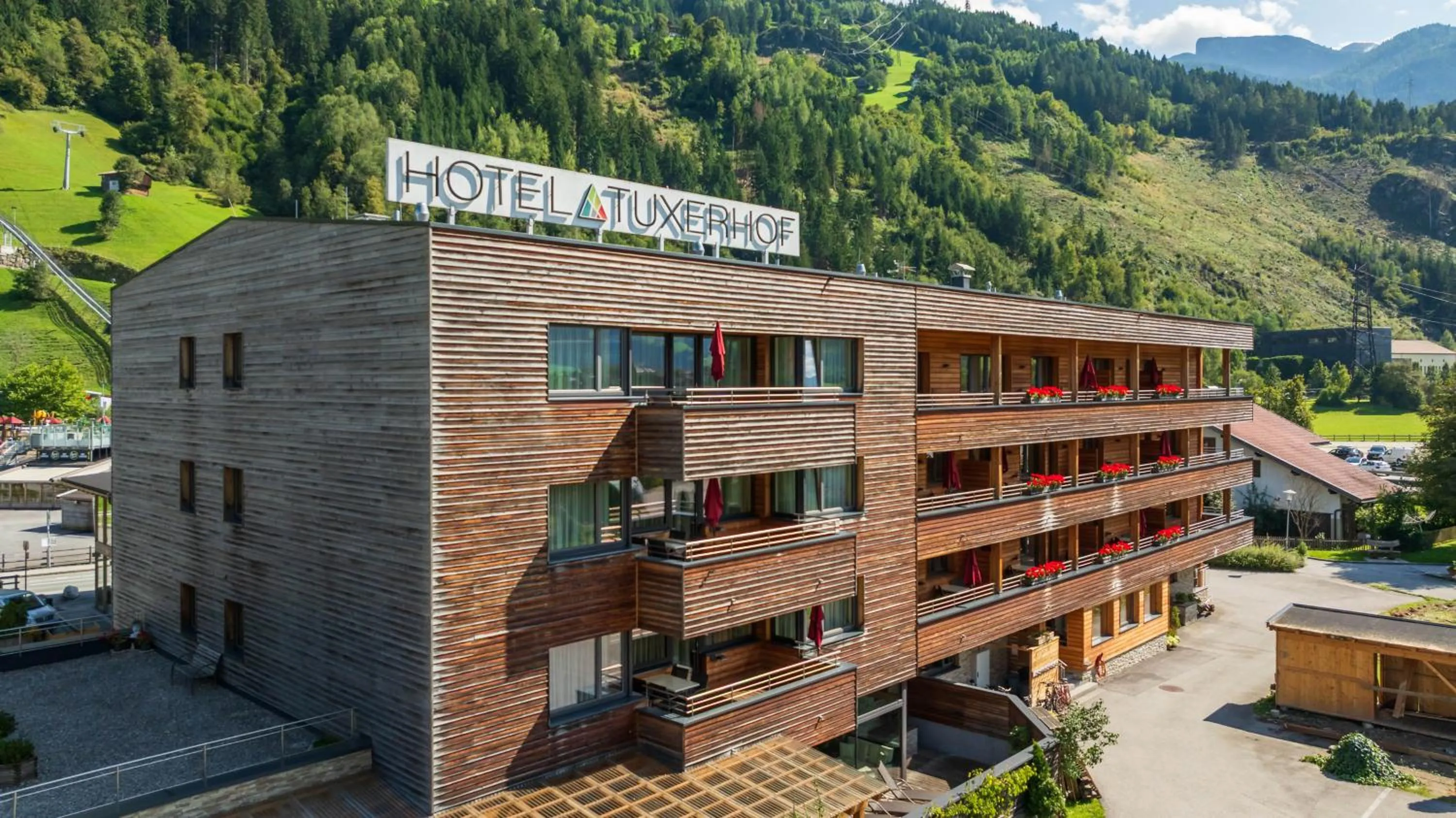 Property building in Aktivhotel Tuxerhof