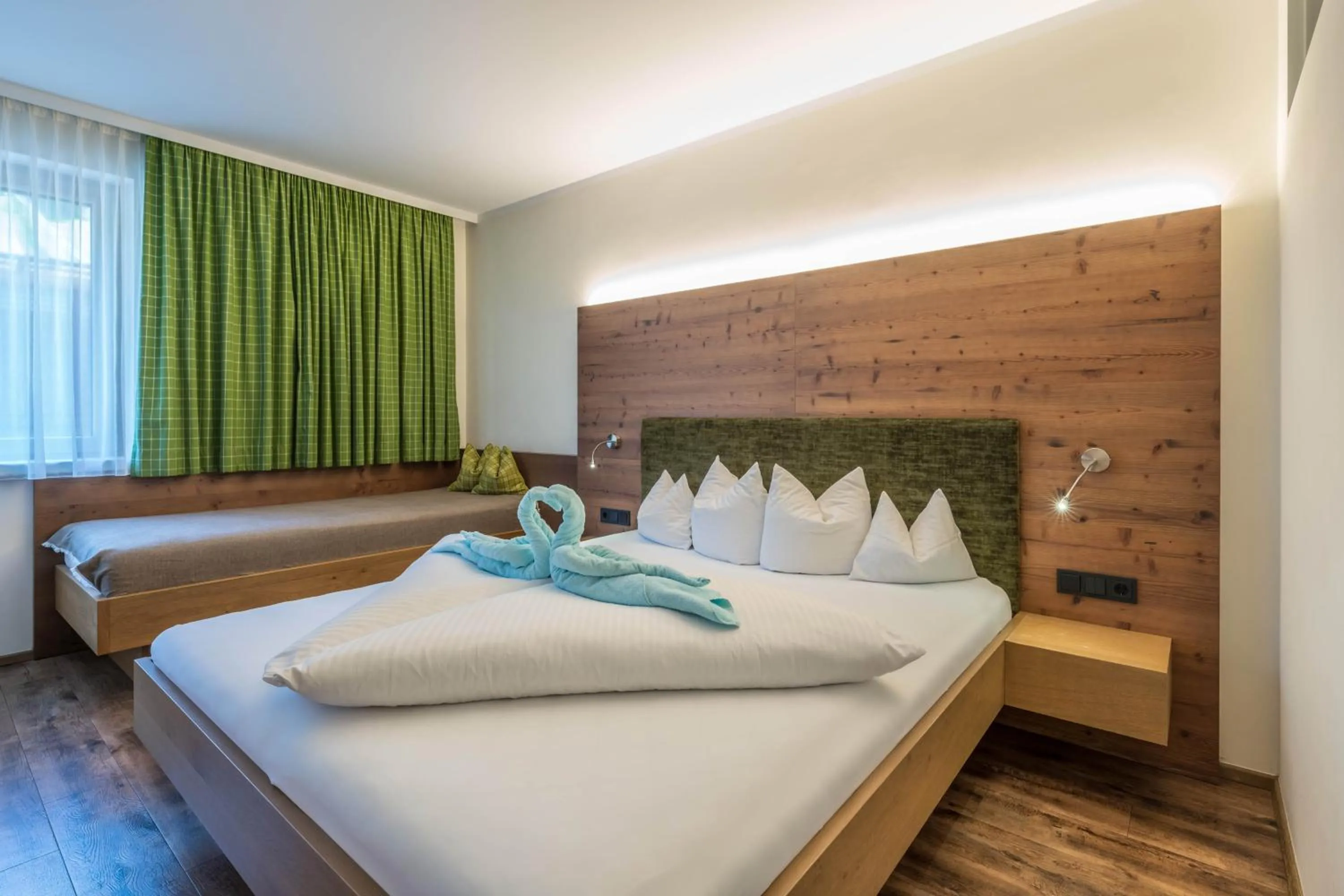 Bed in Aktivhotel Tuxerhof